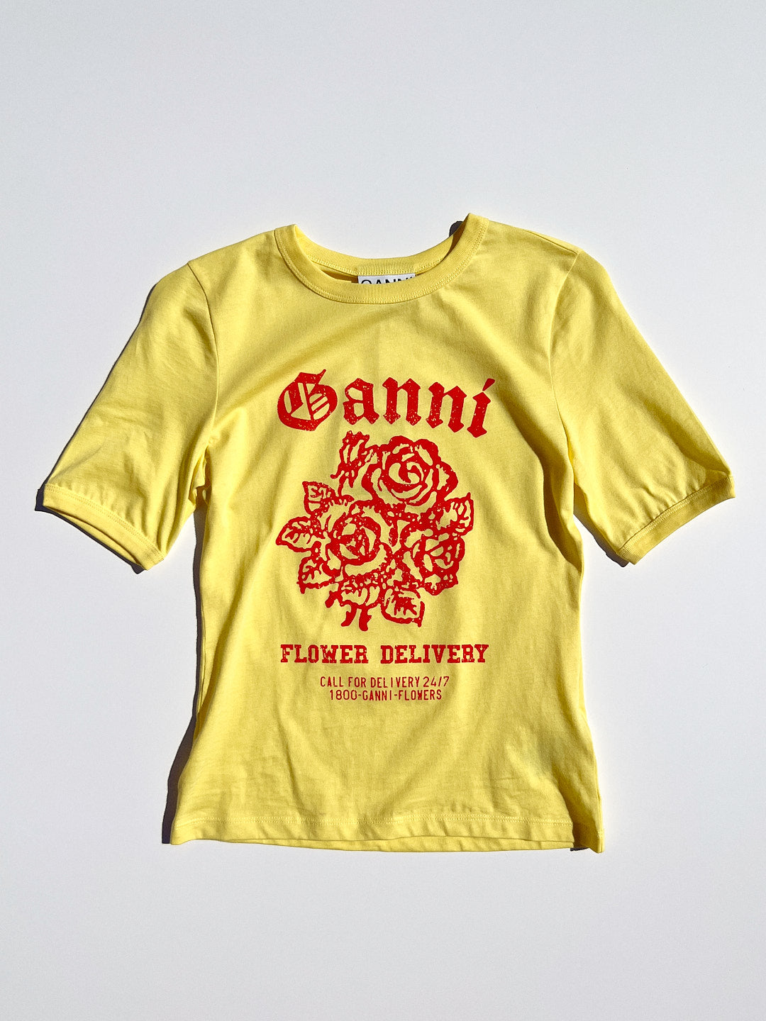 Yellow Cotton T-shirt