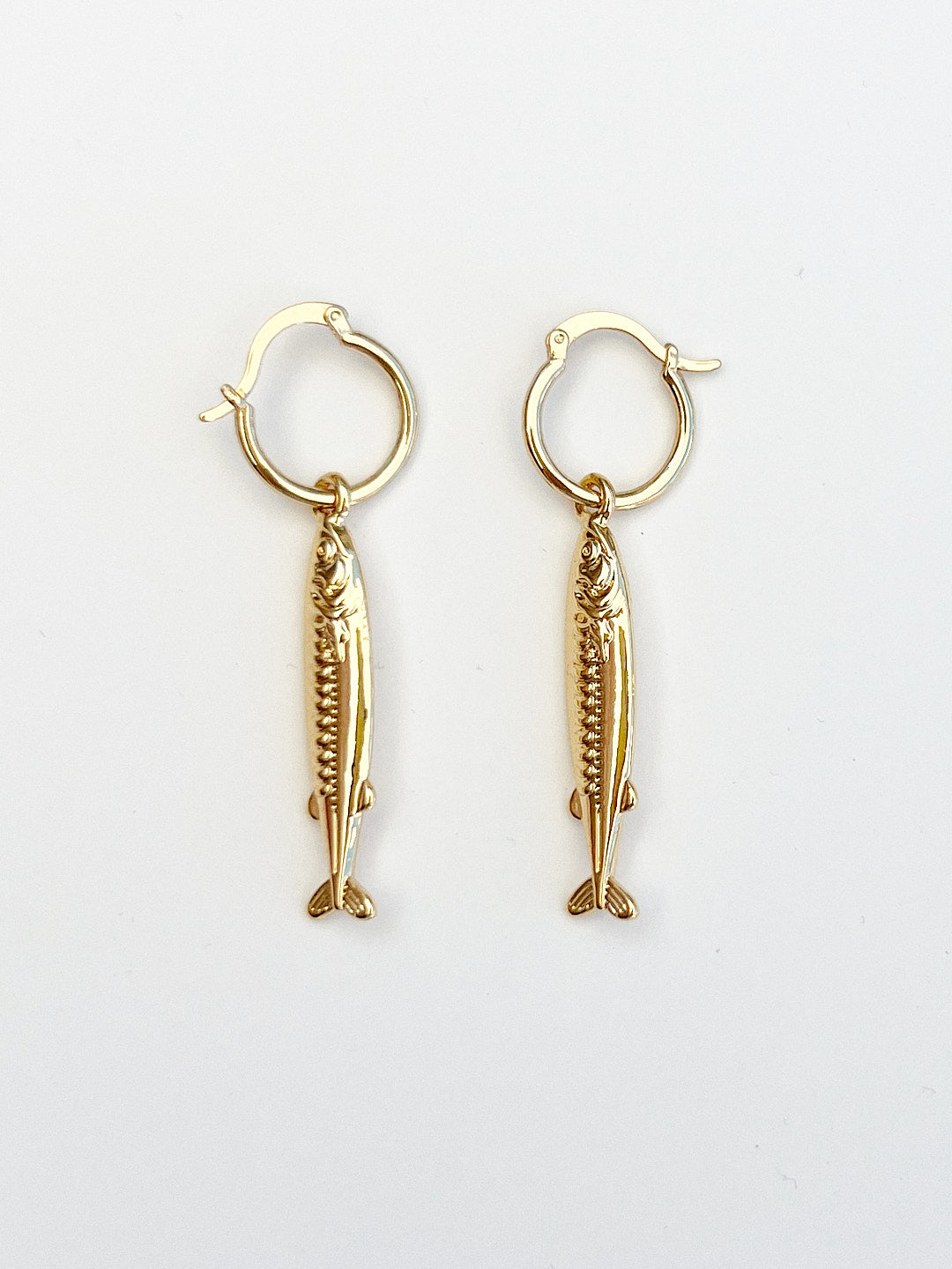 Anchovy Earrings - Gold – Lisa Says Gah