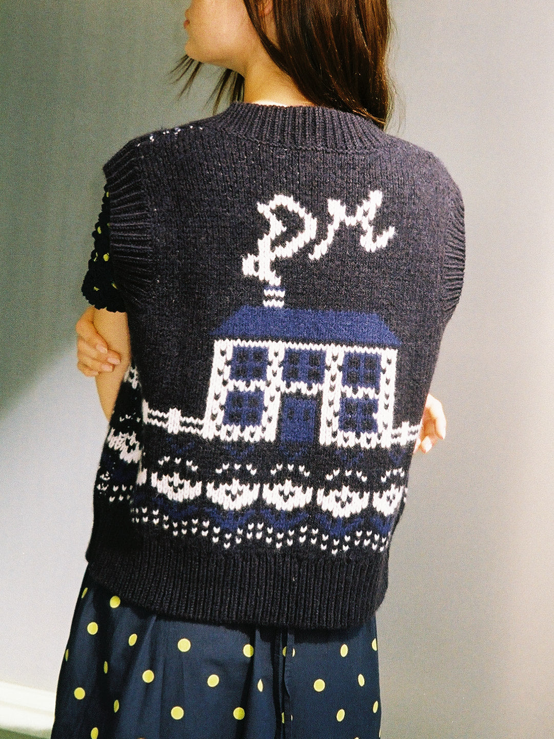 Rhona Tank - Navy House – Lisa Says Gah