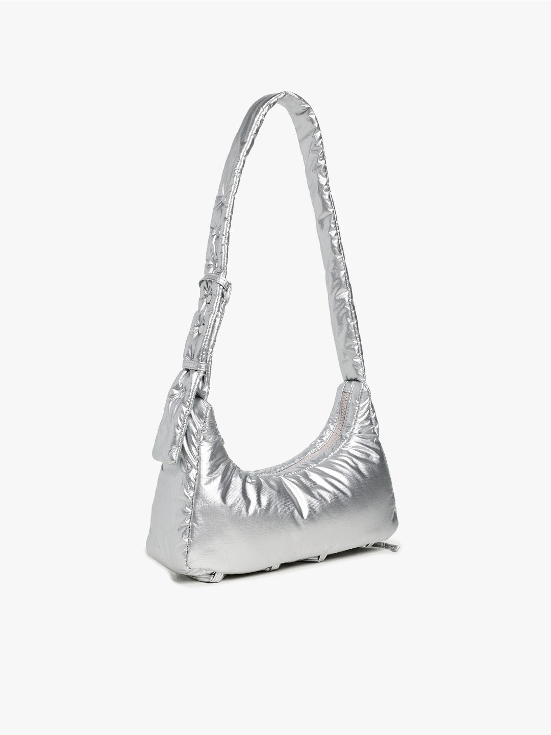 Puffy Saz Bag - Silver – Lisa Says Gah