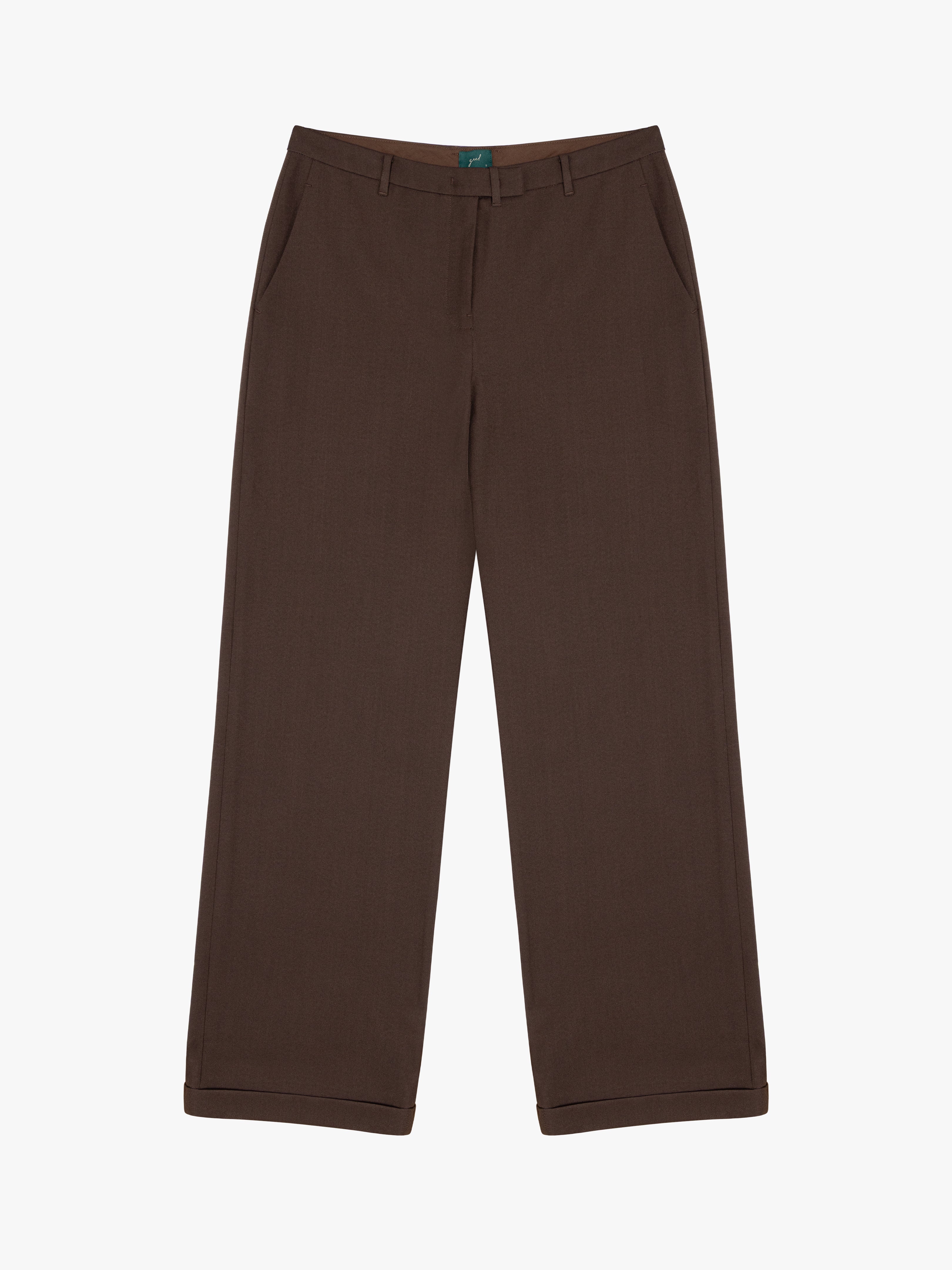 Kennedy Trouser - Brown – Lisa Says Gah