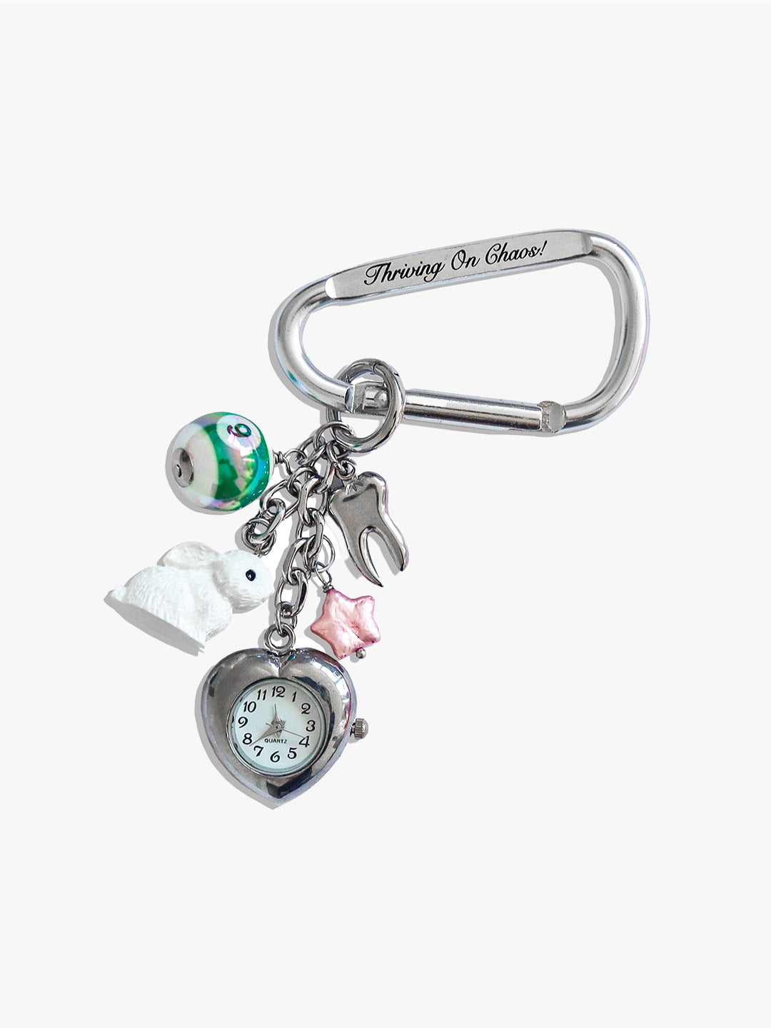 Thriving on Chaos Charms Carabiner - Silver – Lisa Says Gah