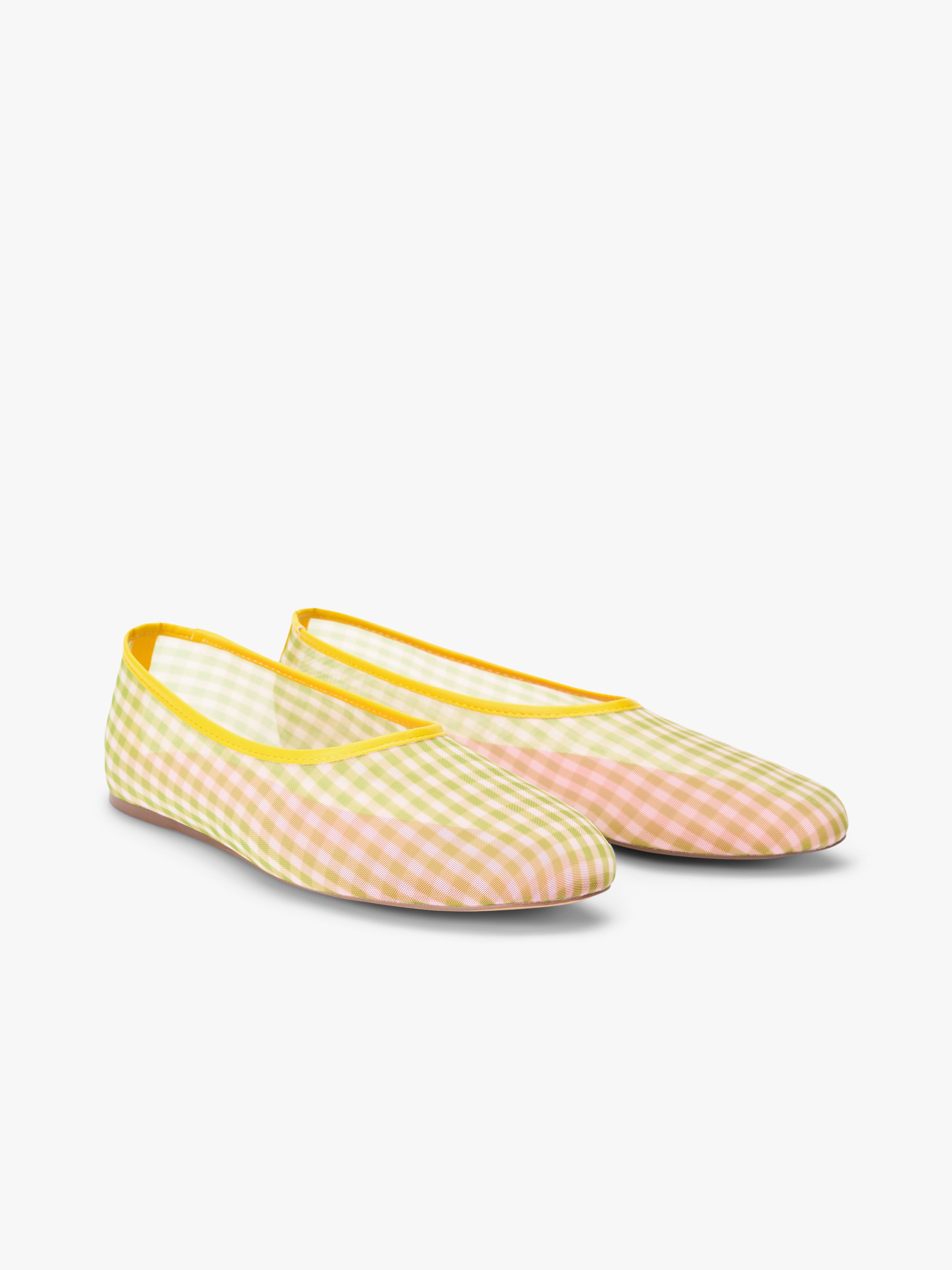 Eden Mesh Flat - Grape Gingham – Lisa Says Gah