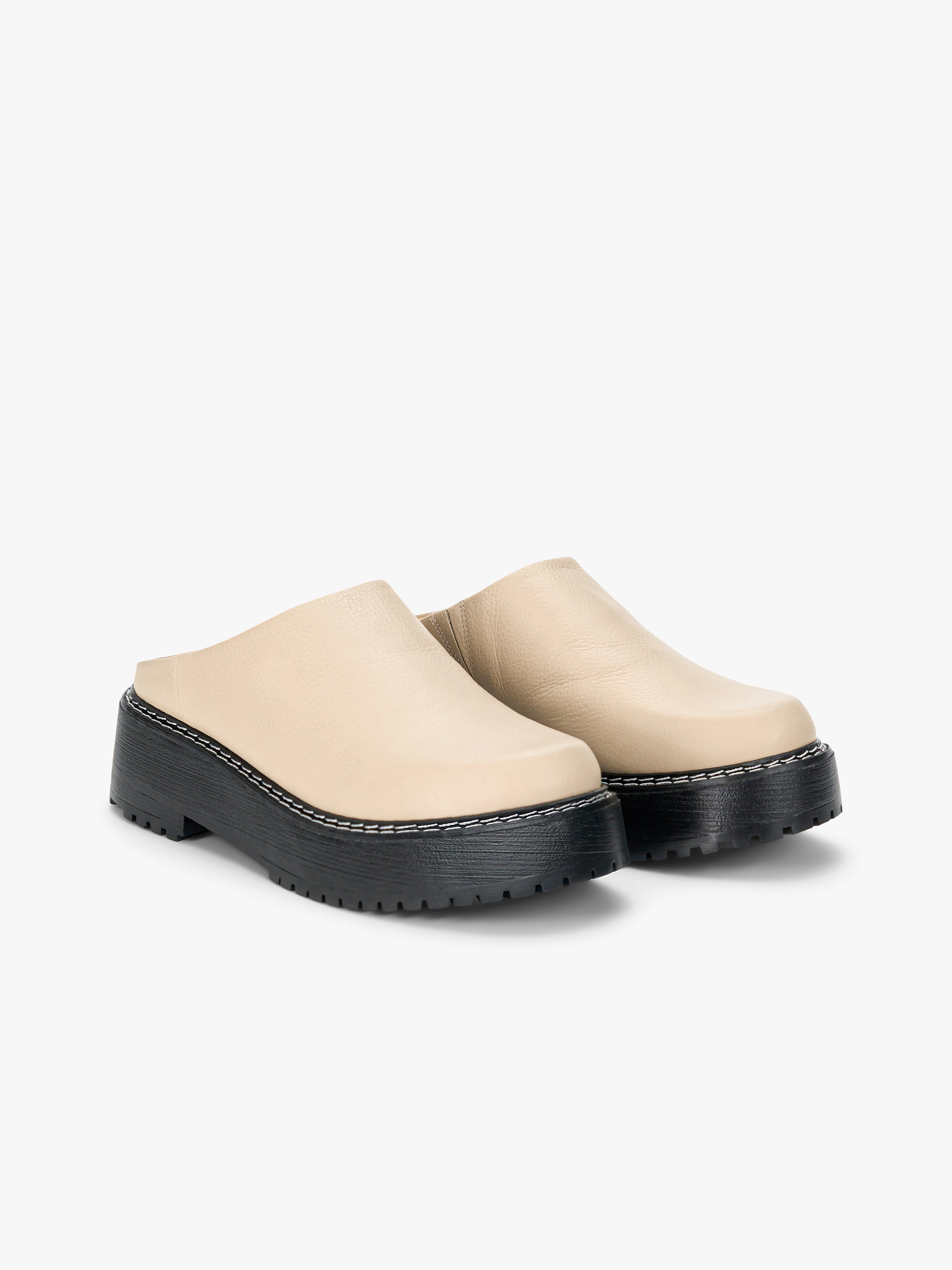 Lena Chunky Mule - Oat – Lisa Says Gah