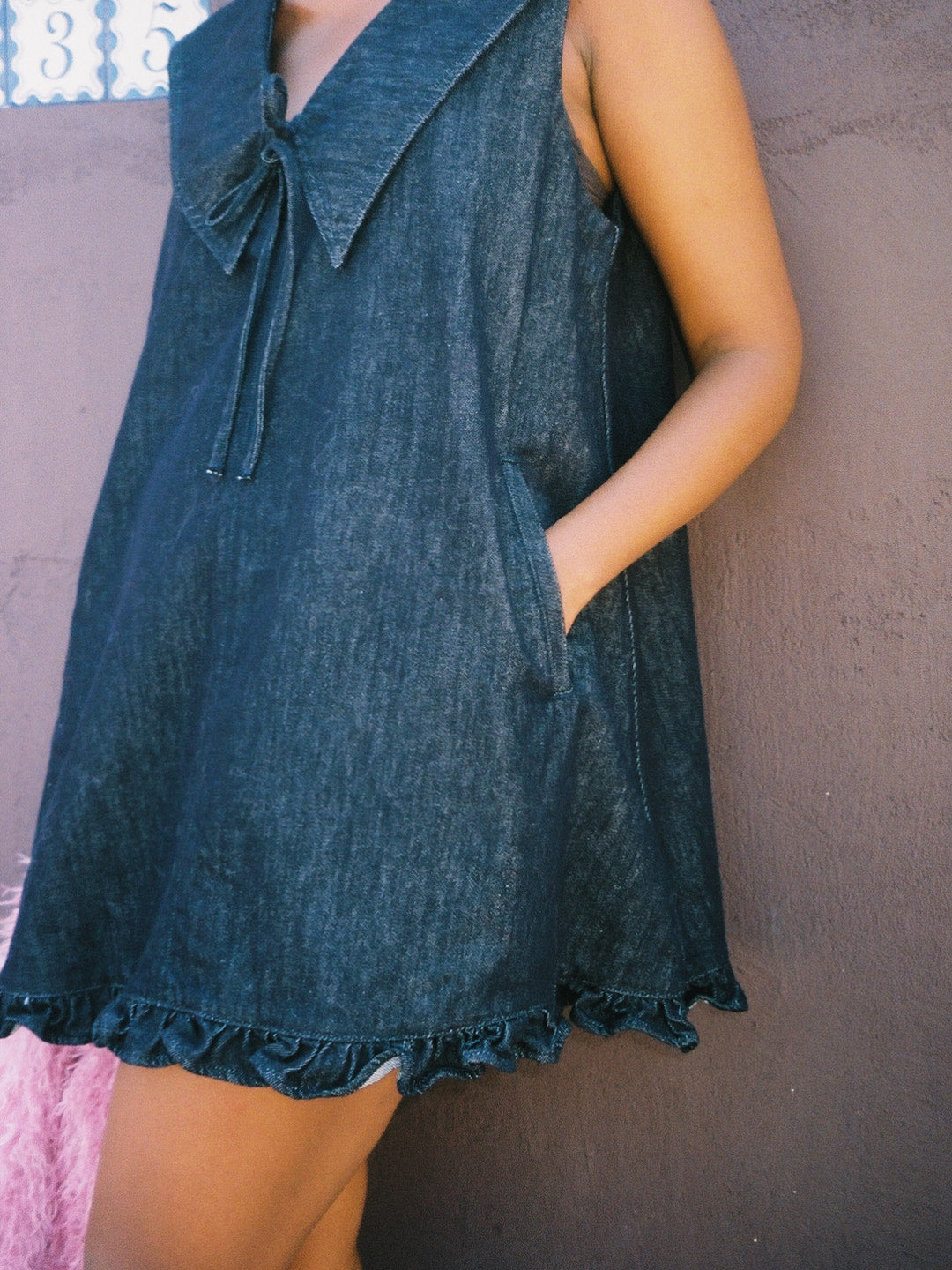 Jenny Mini Dress - Dark Wash Denim Dark Wash Denim / 3XL Jenny Mini Dress - Dark Wash Denim – Lisa Says Gah