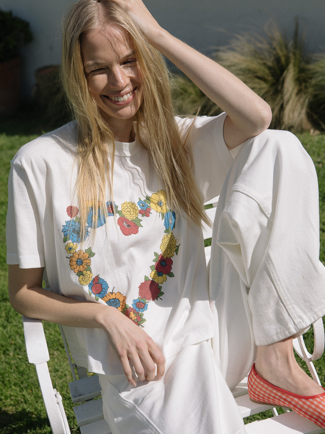 Charlie Tee - Primary Floral – Lisa Says Gah