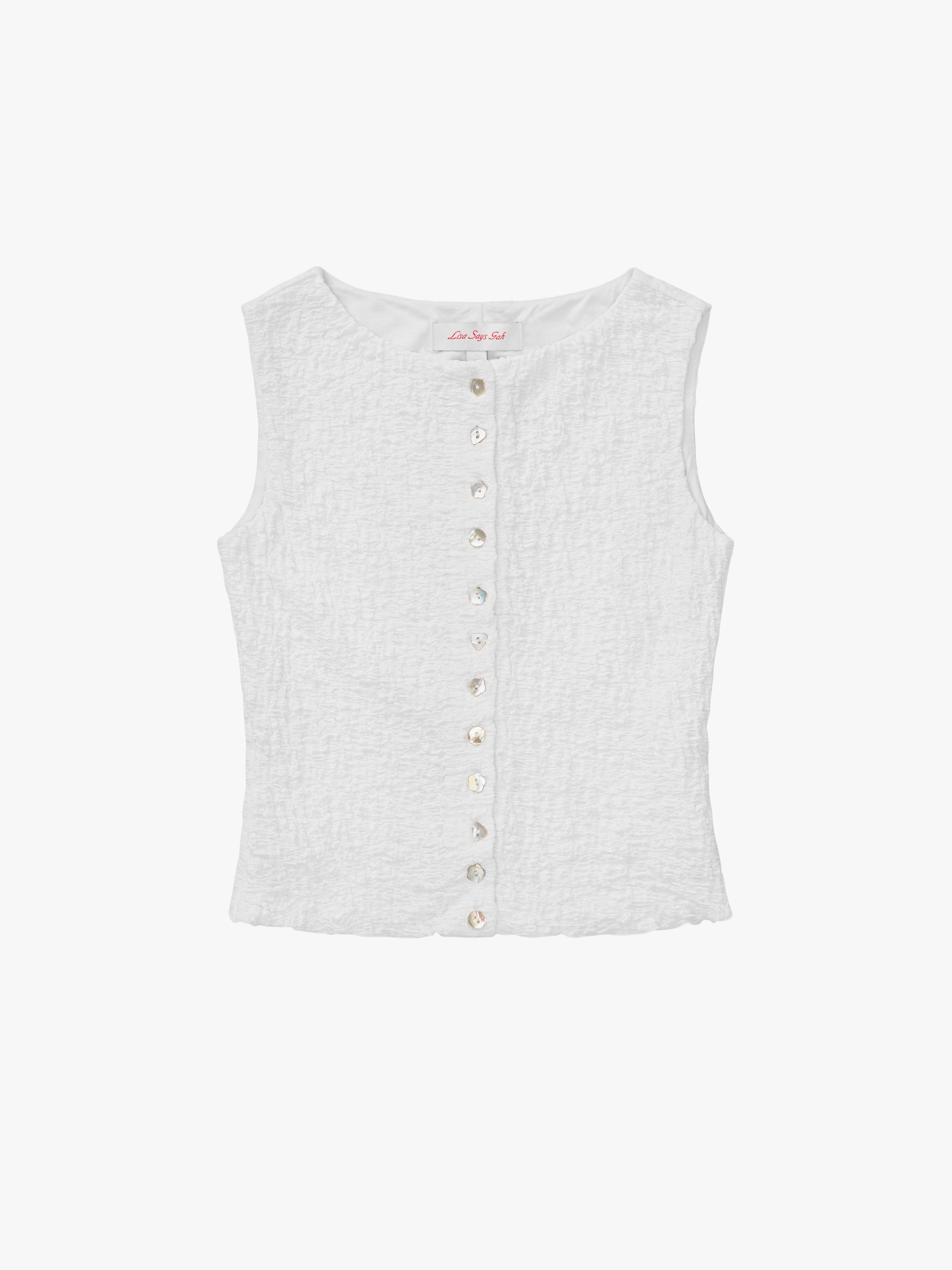 Summer Top - White – Lisa Says Gah
