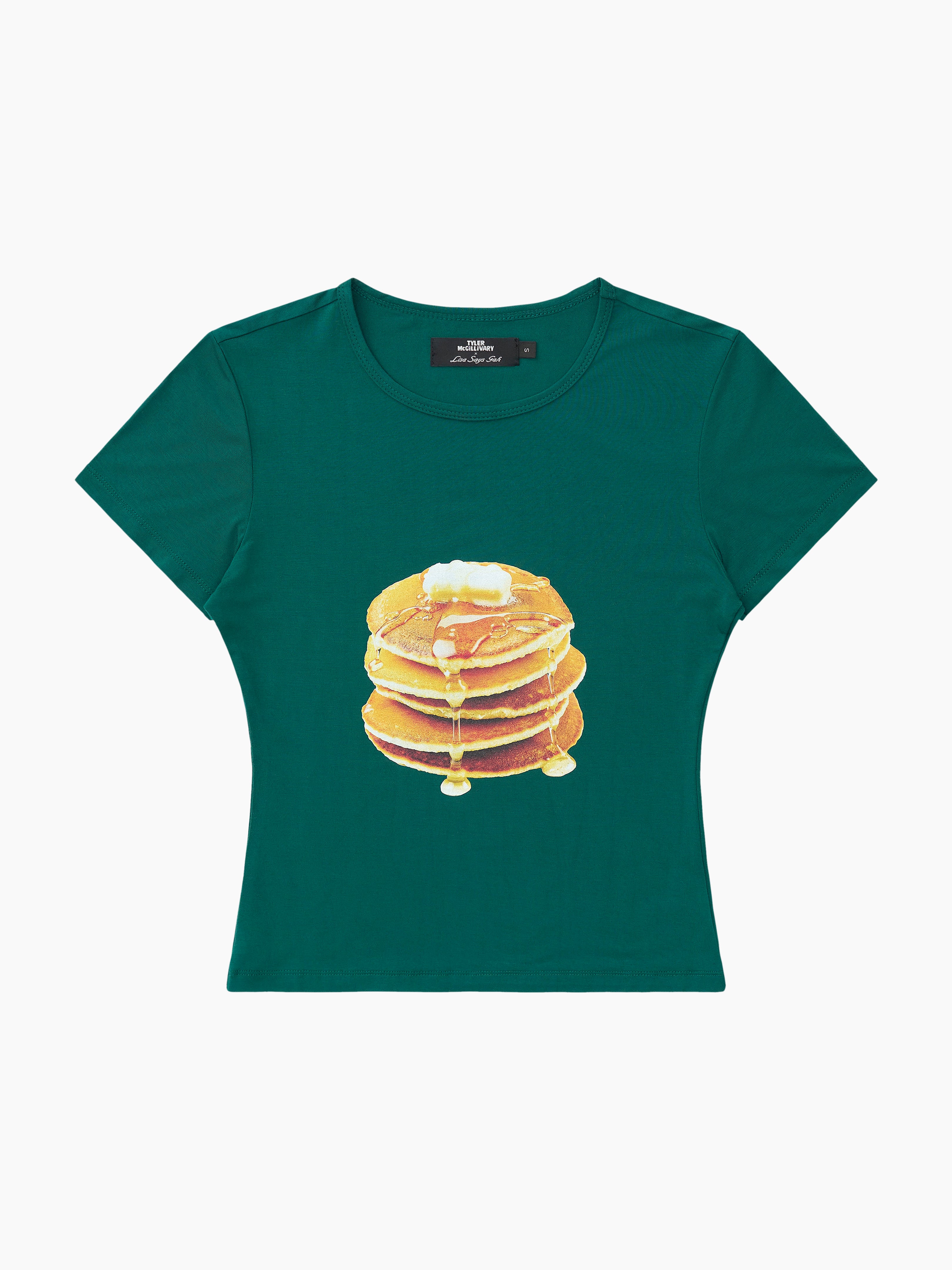 Midnight Breakfast Collector Fitted Tee - Deep Green – Lisa Says Gah