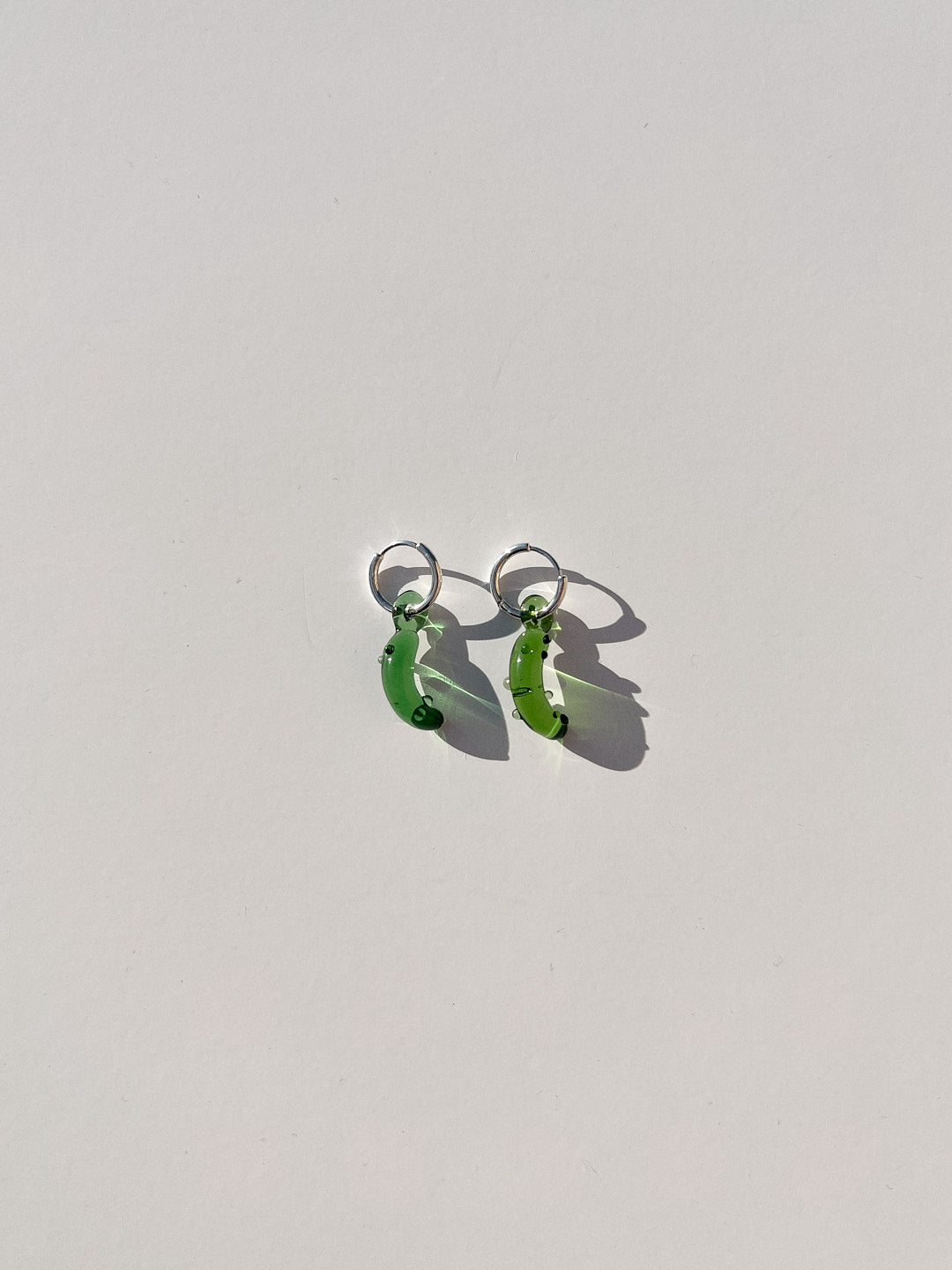 Pickle Hoops - Green/Silver – Lisa Says Gah