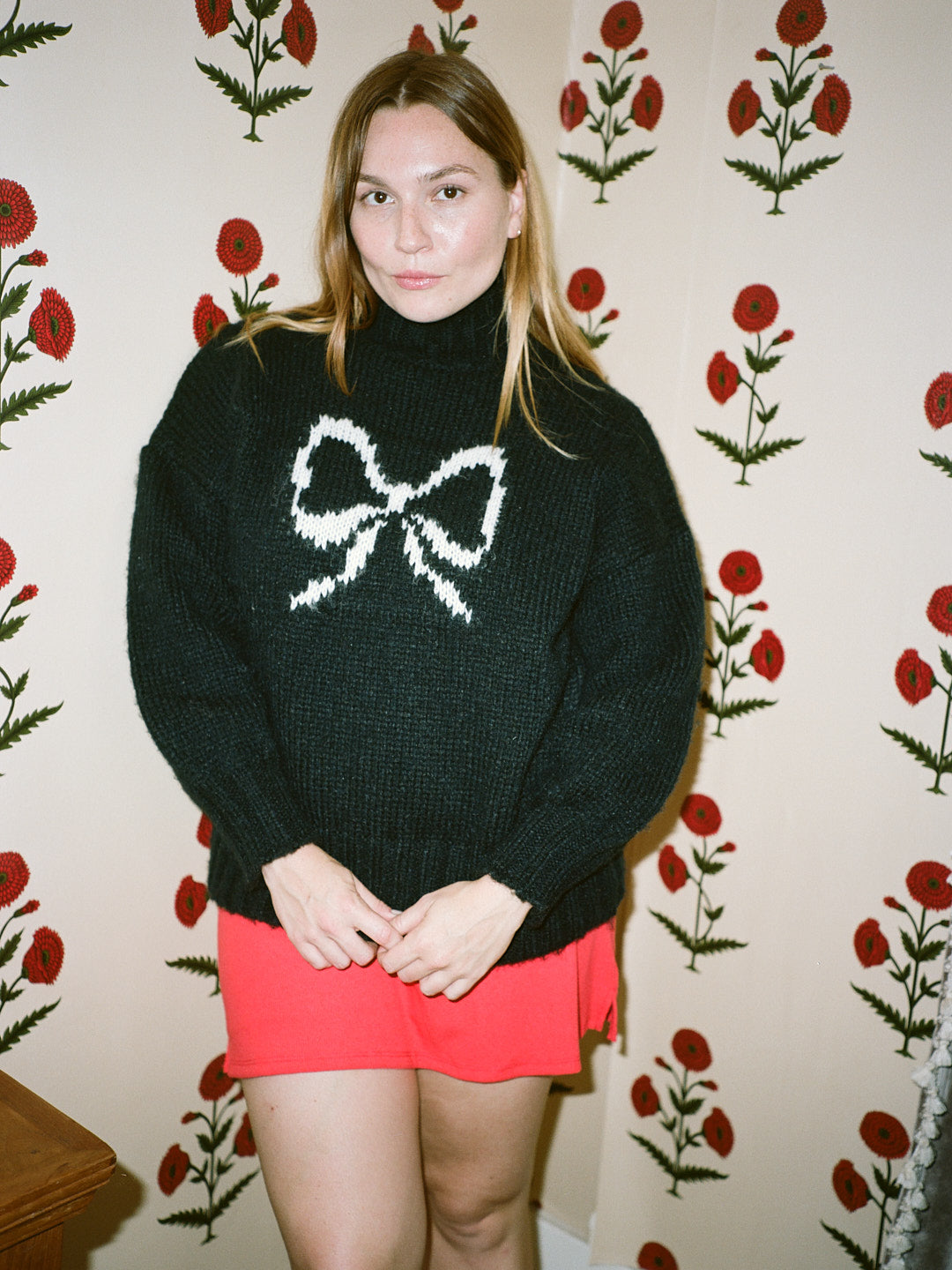 Cece Turtleneck - Ink Bow