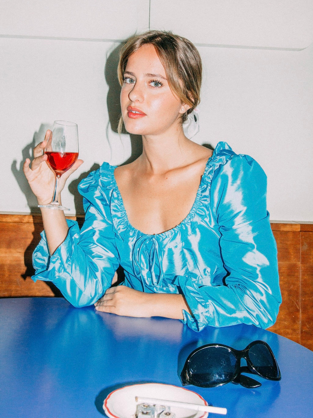 Philippa Dress - Venetian Blue