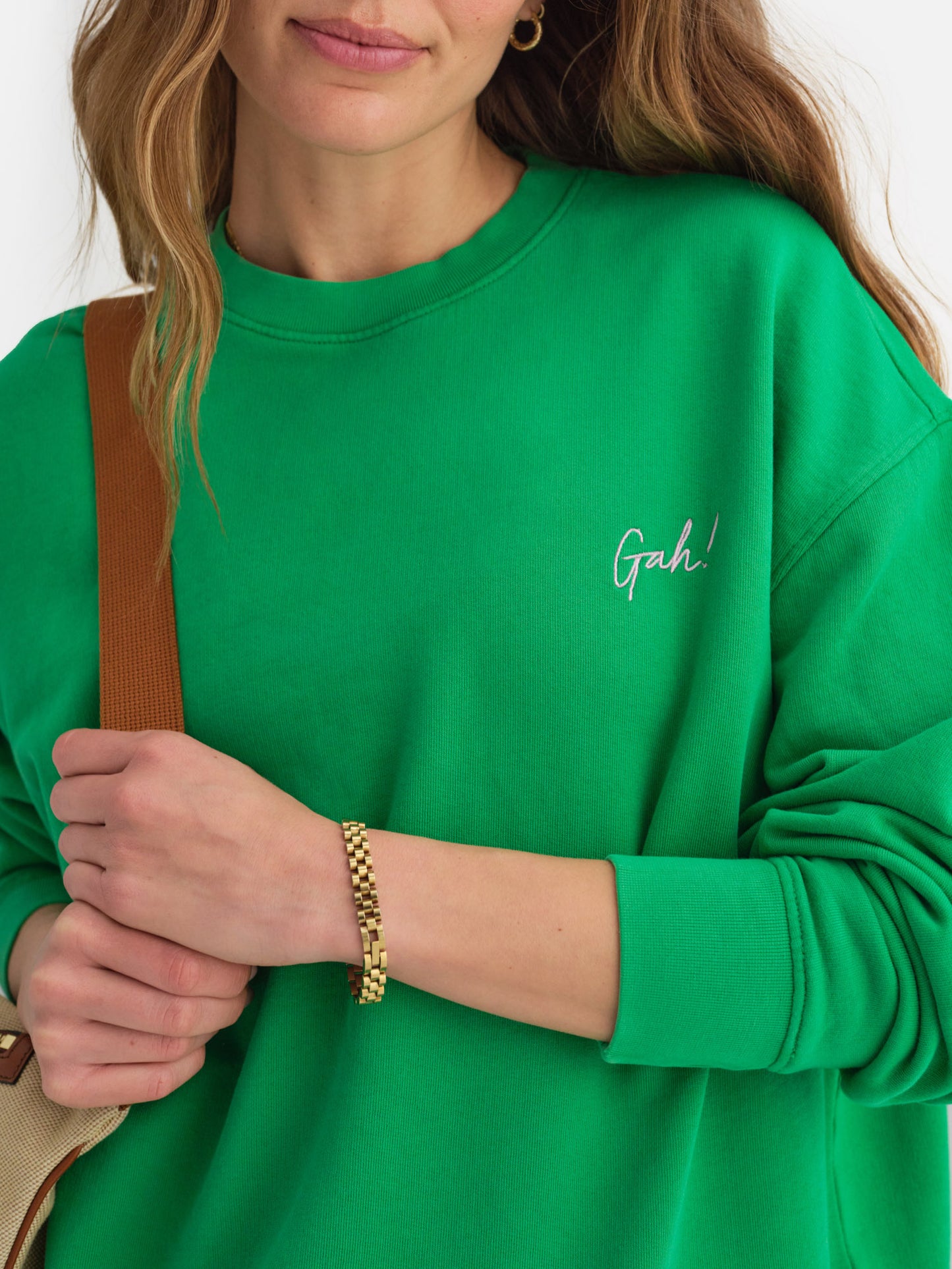 Organic Fleece Sweatshirt - Basil