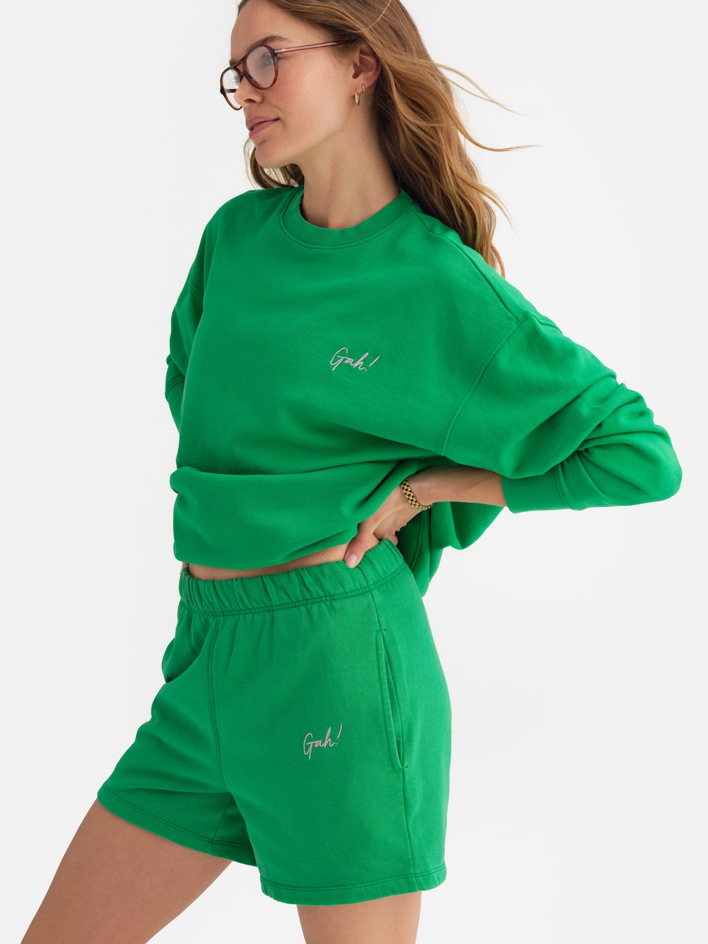 Organic Fleece Short - Basil