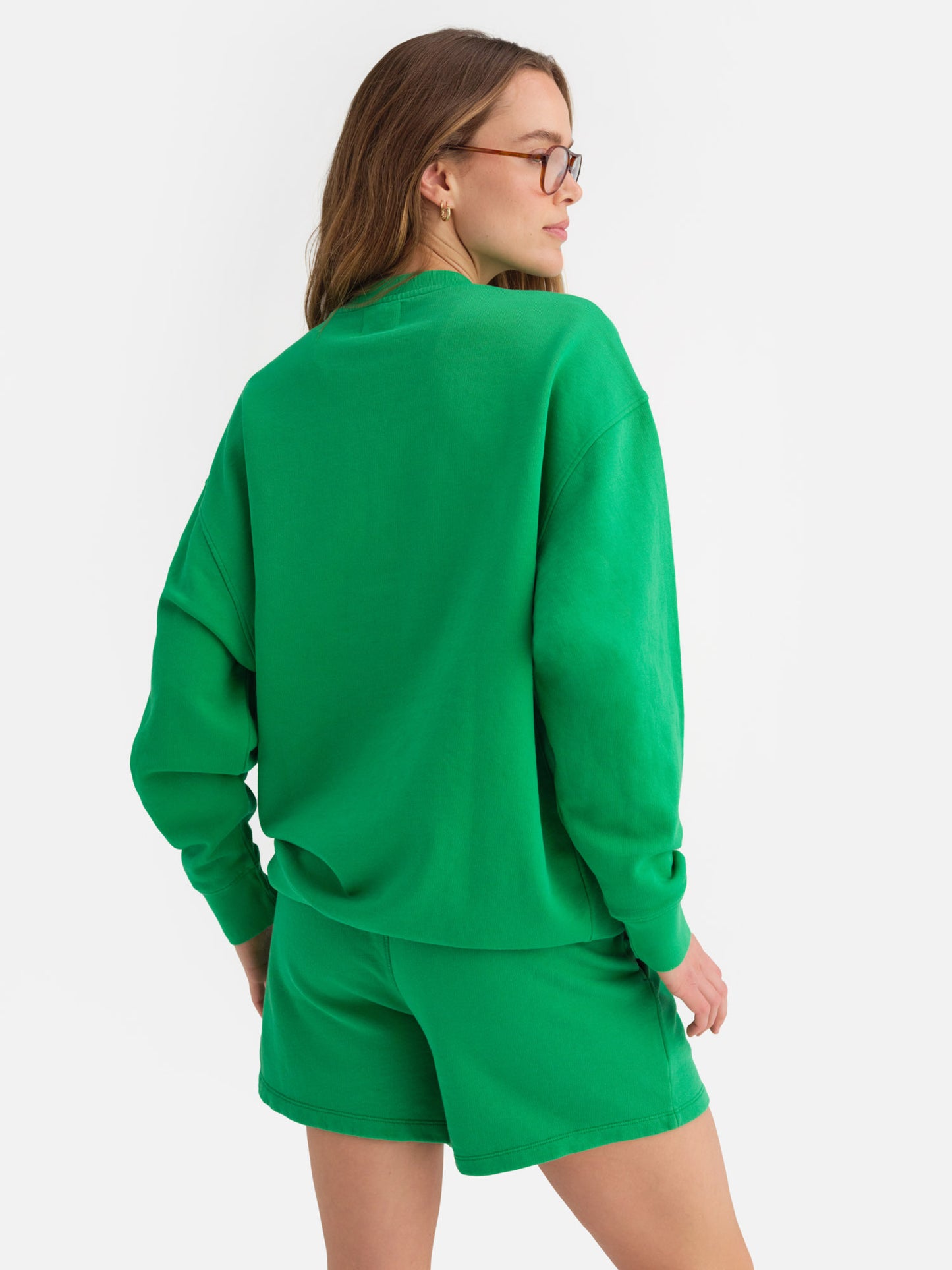 Organic Fleece Sweatshirt - Basil