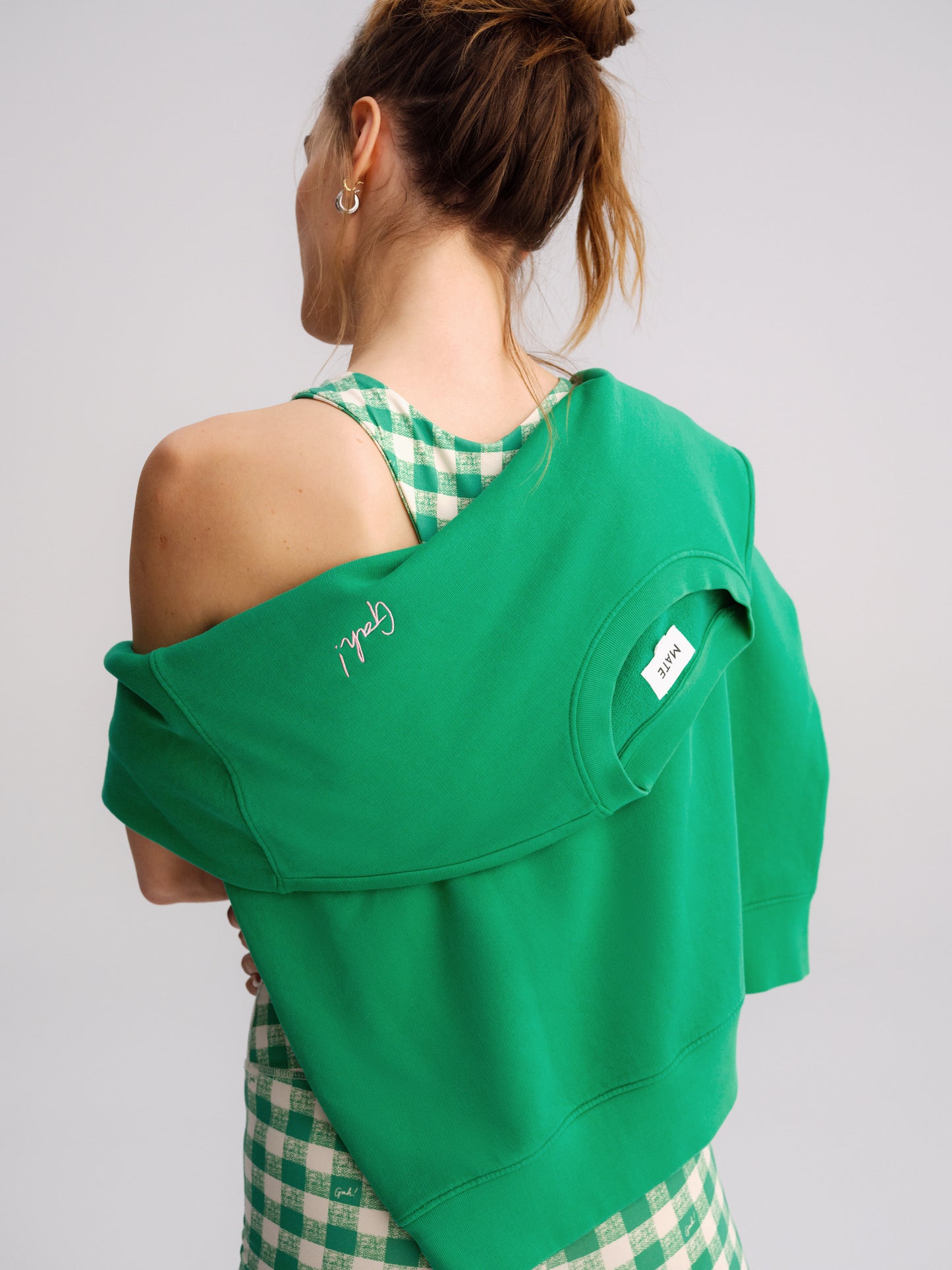 Organic Fleece Sweatshirt - Basil