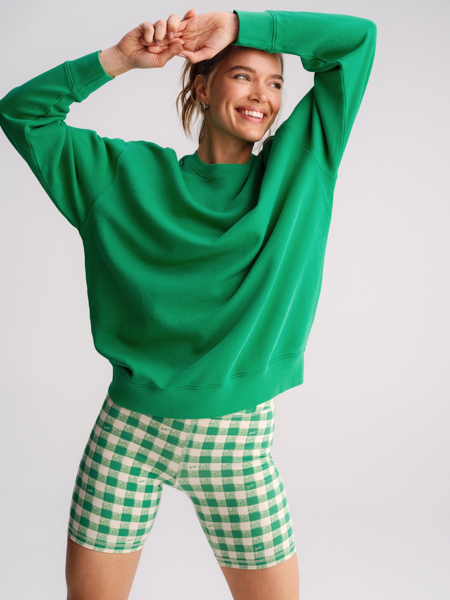 Organic Fleece Sweatshirt - Basil