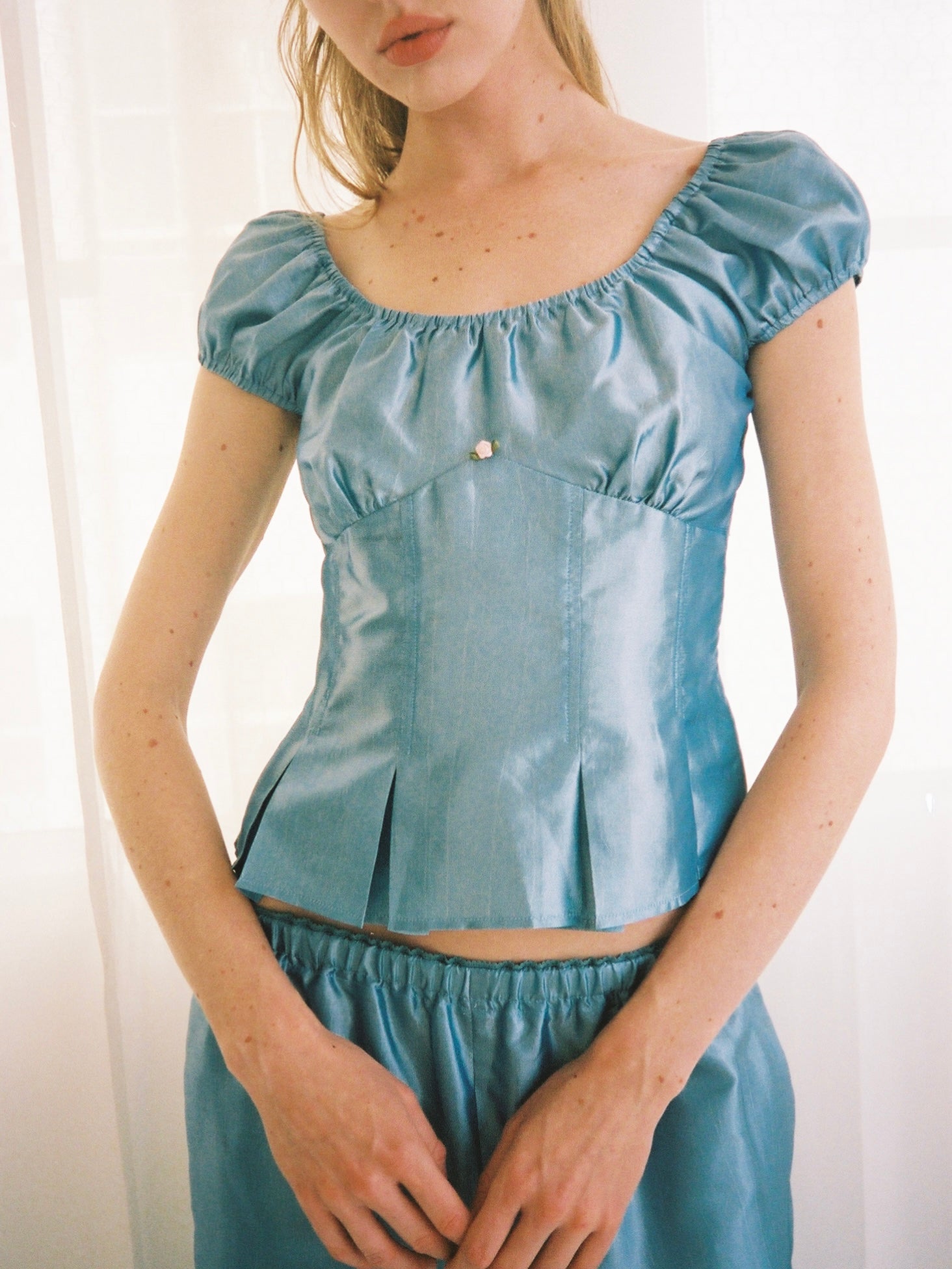 Pat Top - Venetian Blue
