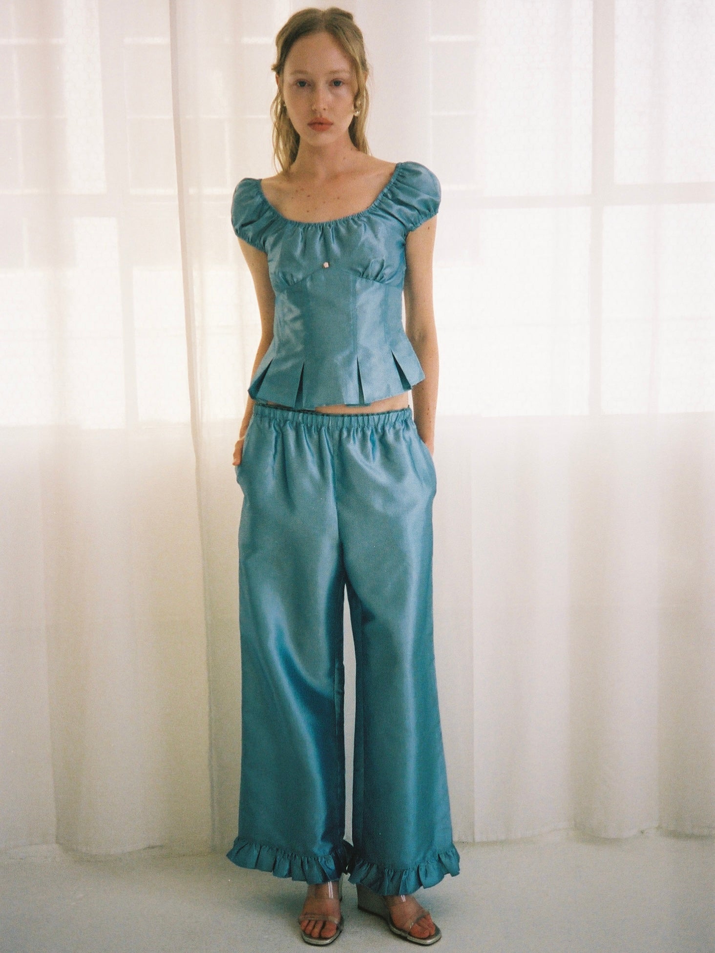 Pat Top - Venetian Blue