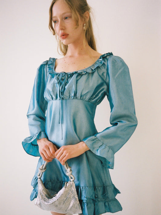Philippa Dress - Venetian Blue