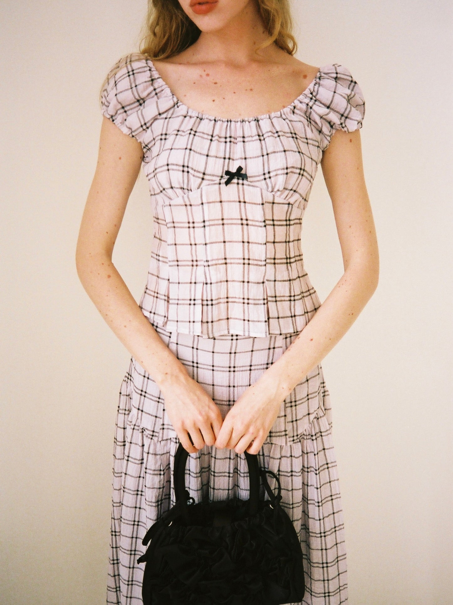 Pat Top - Ballet Plaid