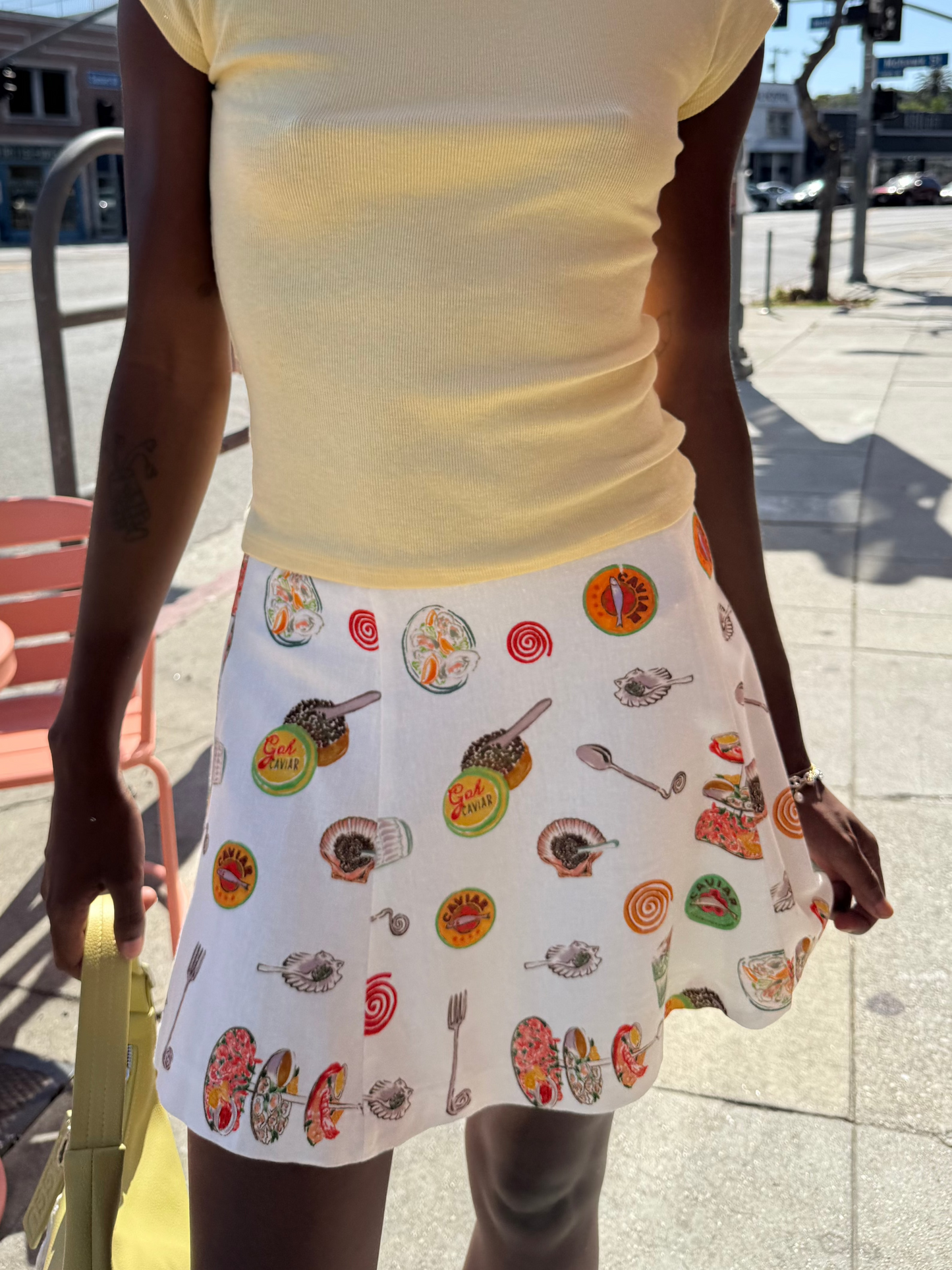 Star Skirt - Caviar Dreams White