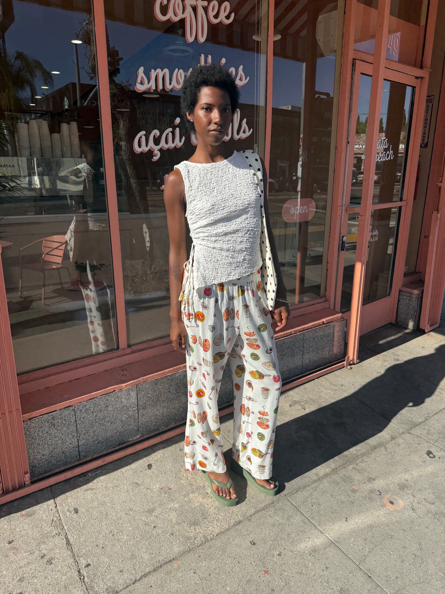 Nora Pant - Caviar Dreams White