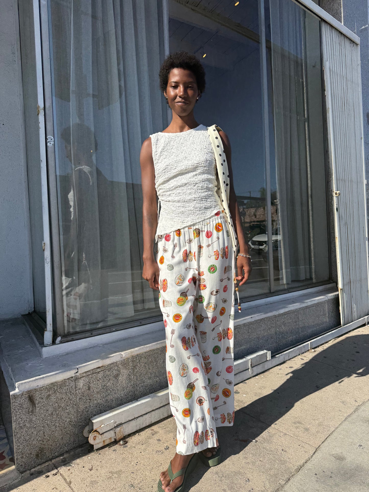 Nora Pant - Caviar Dreams White