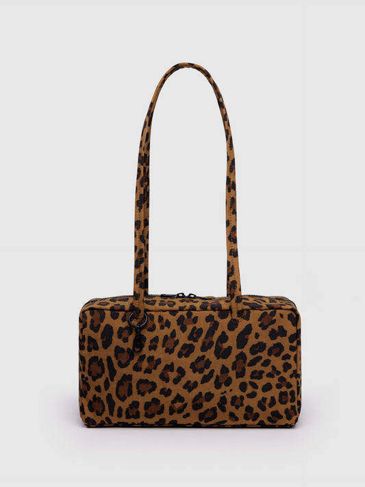 Nylon Bowler Bag - Leopard