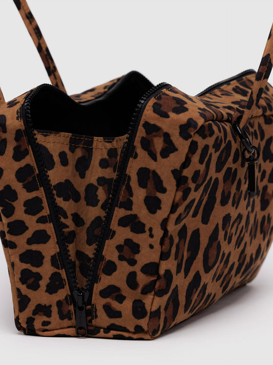 Nylon Bowler Bag - Leopard