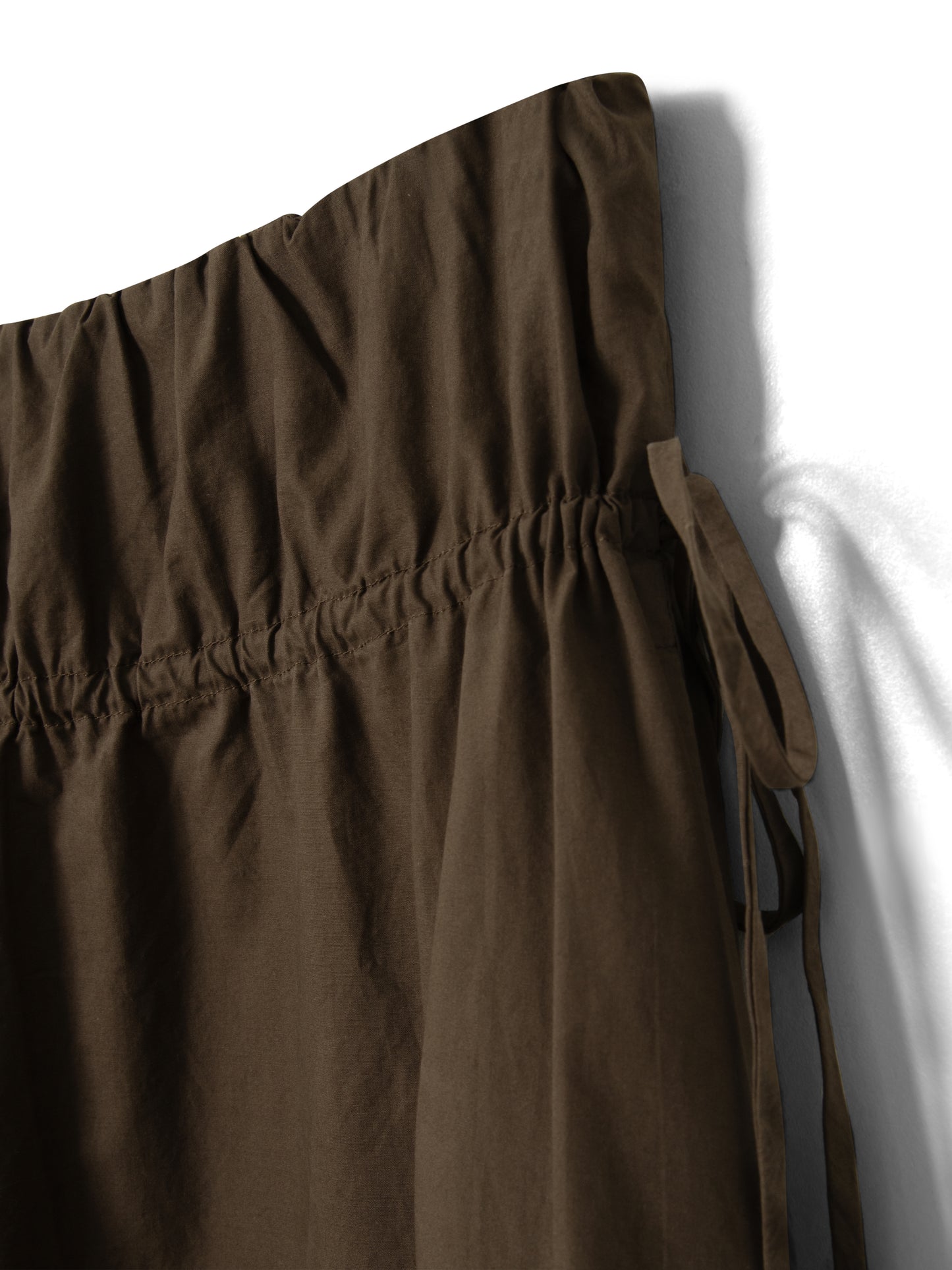 Caspia Volume Midi Skirt - Chocolate