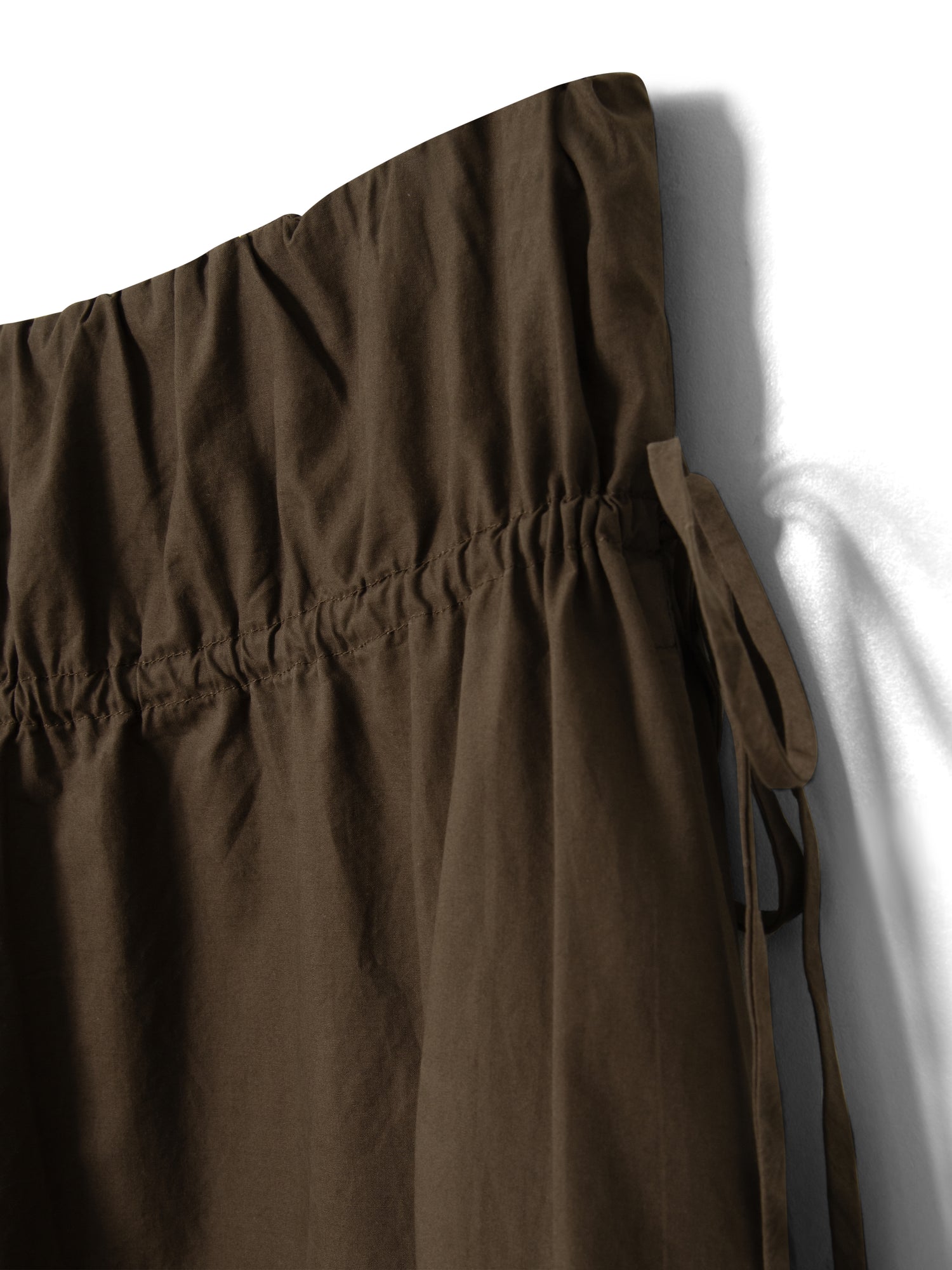 Caspia Volume Midi Skirt - Chocolate
