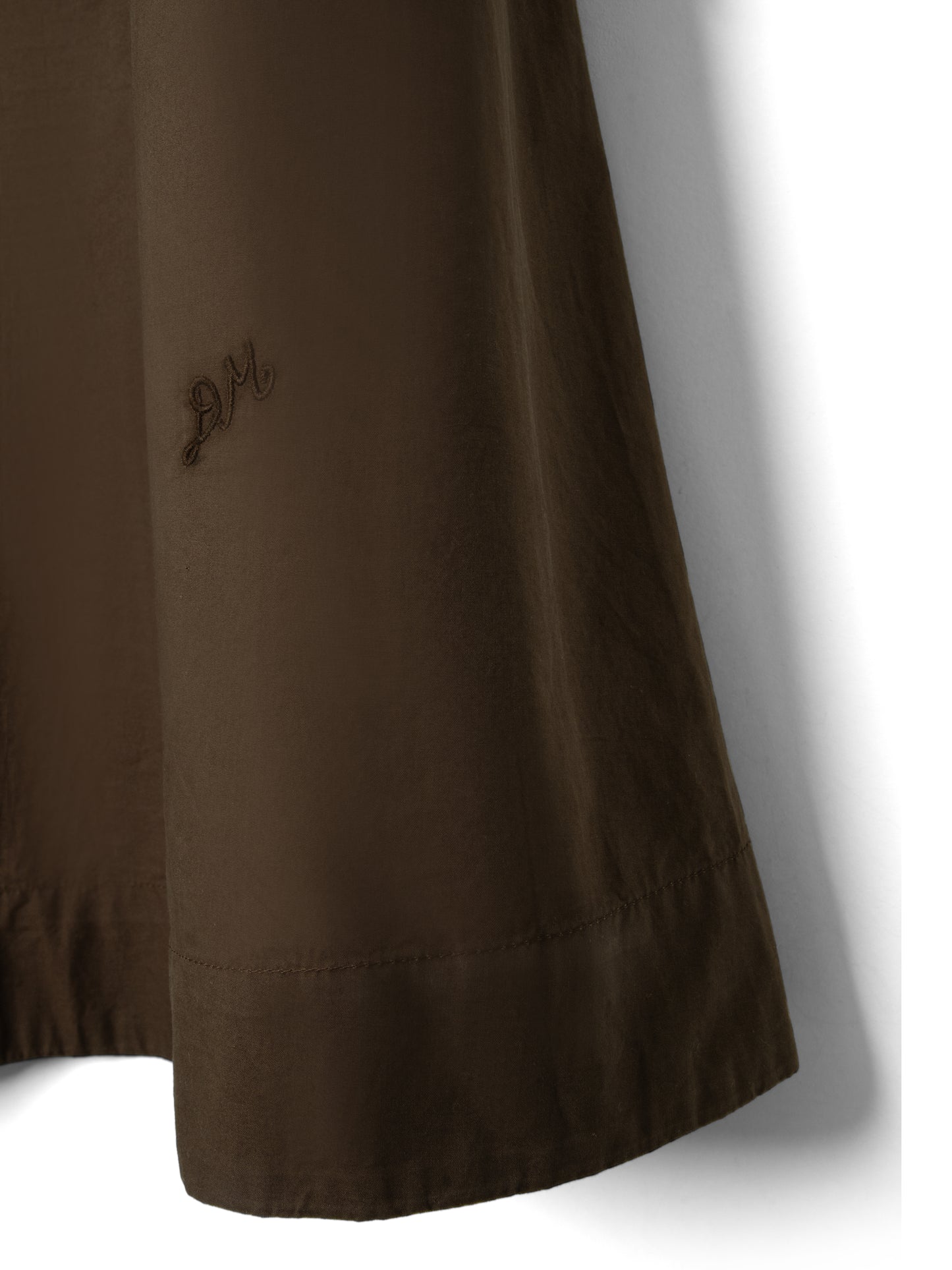Caspia Volume Midi Skirt - Chocolate