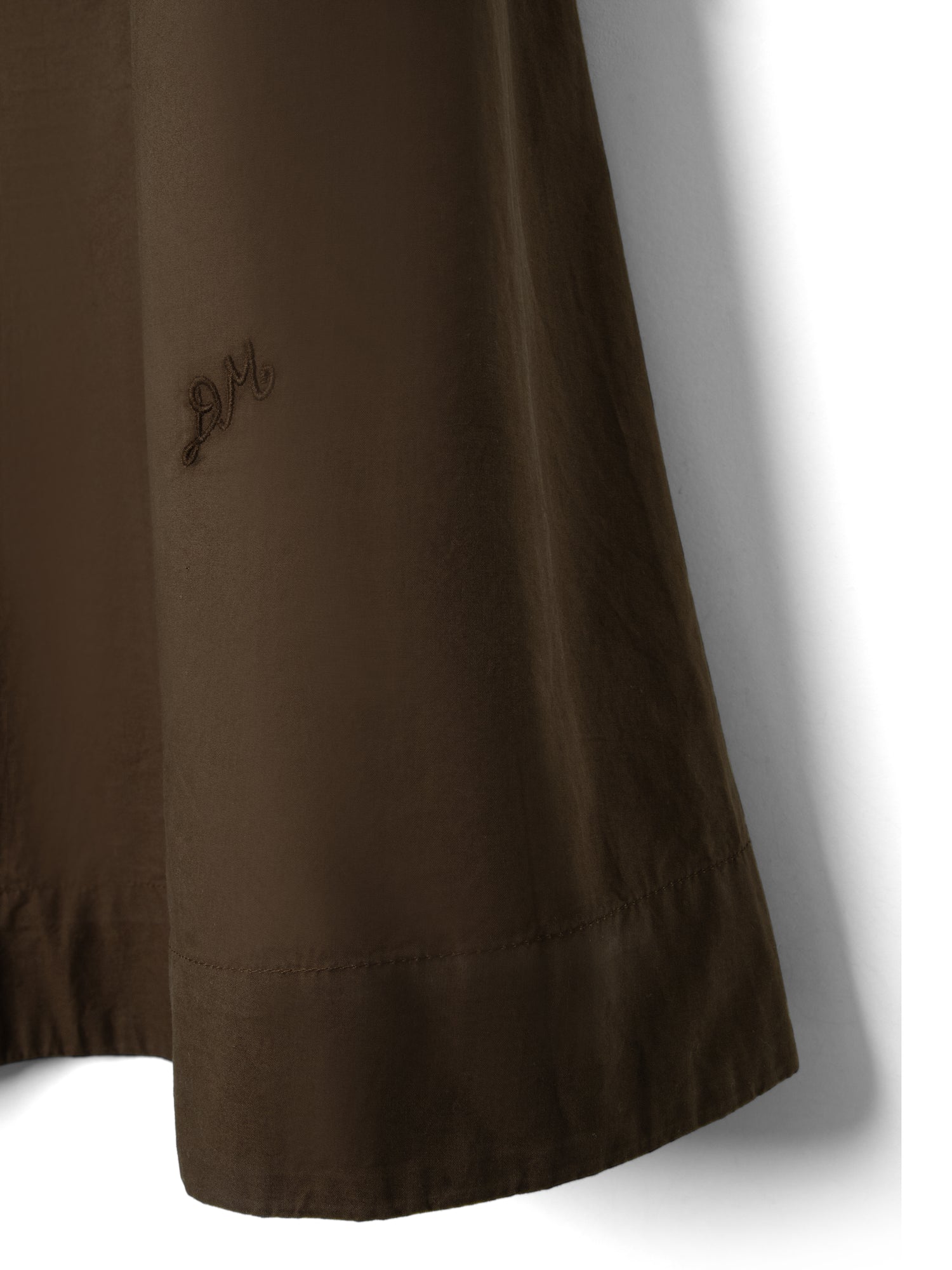 Caspia Volume Midi Skirt - Chocolate