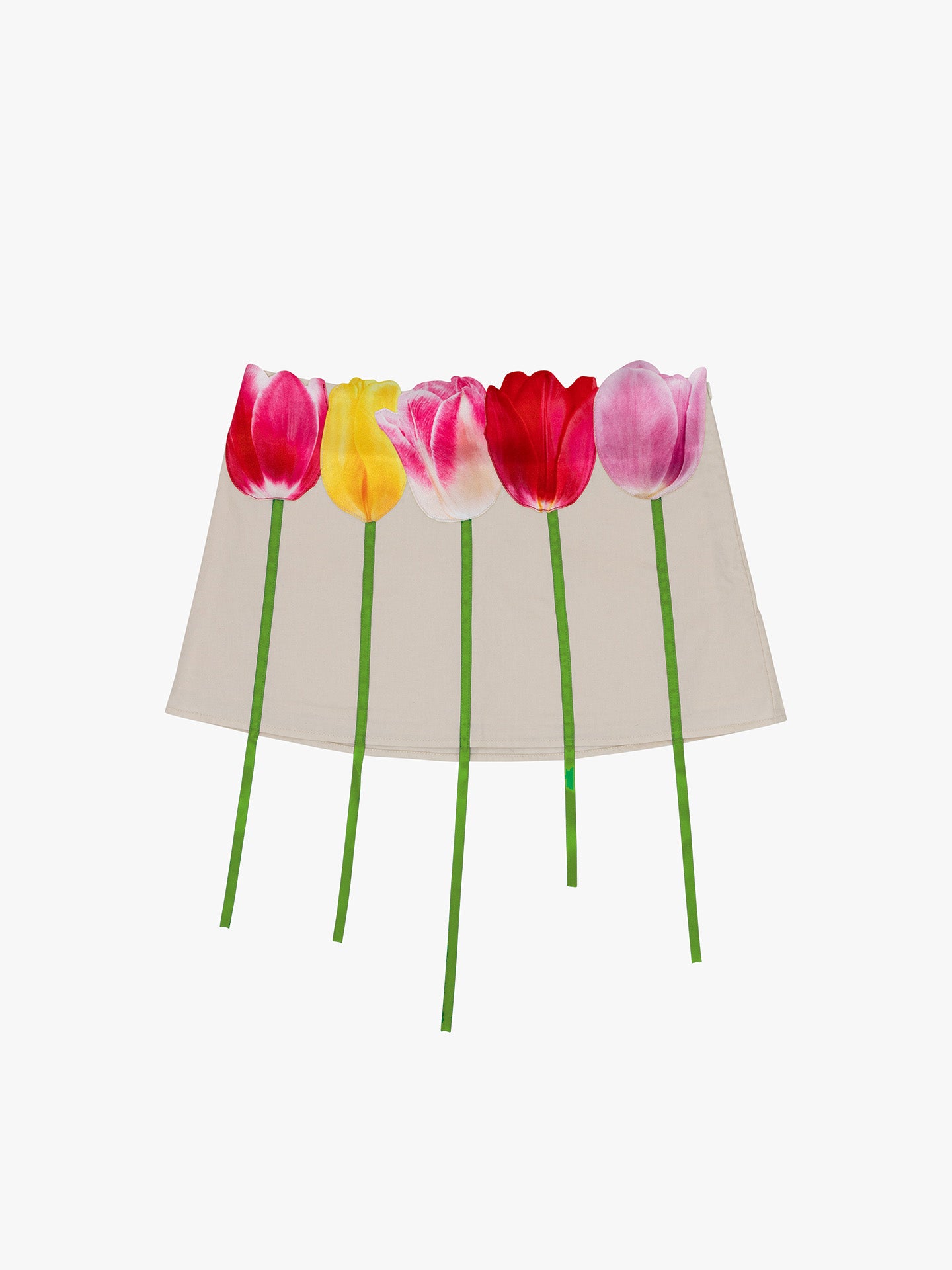 Tulip Bouquet Skirt - Off-White