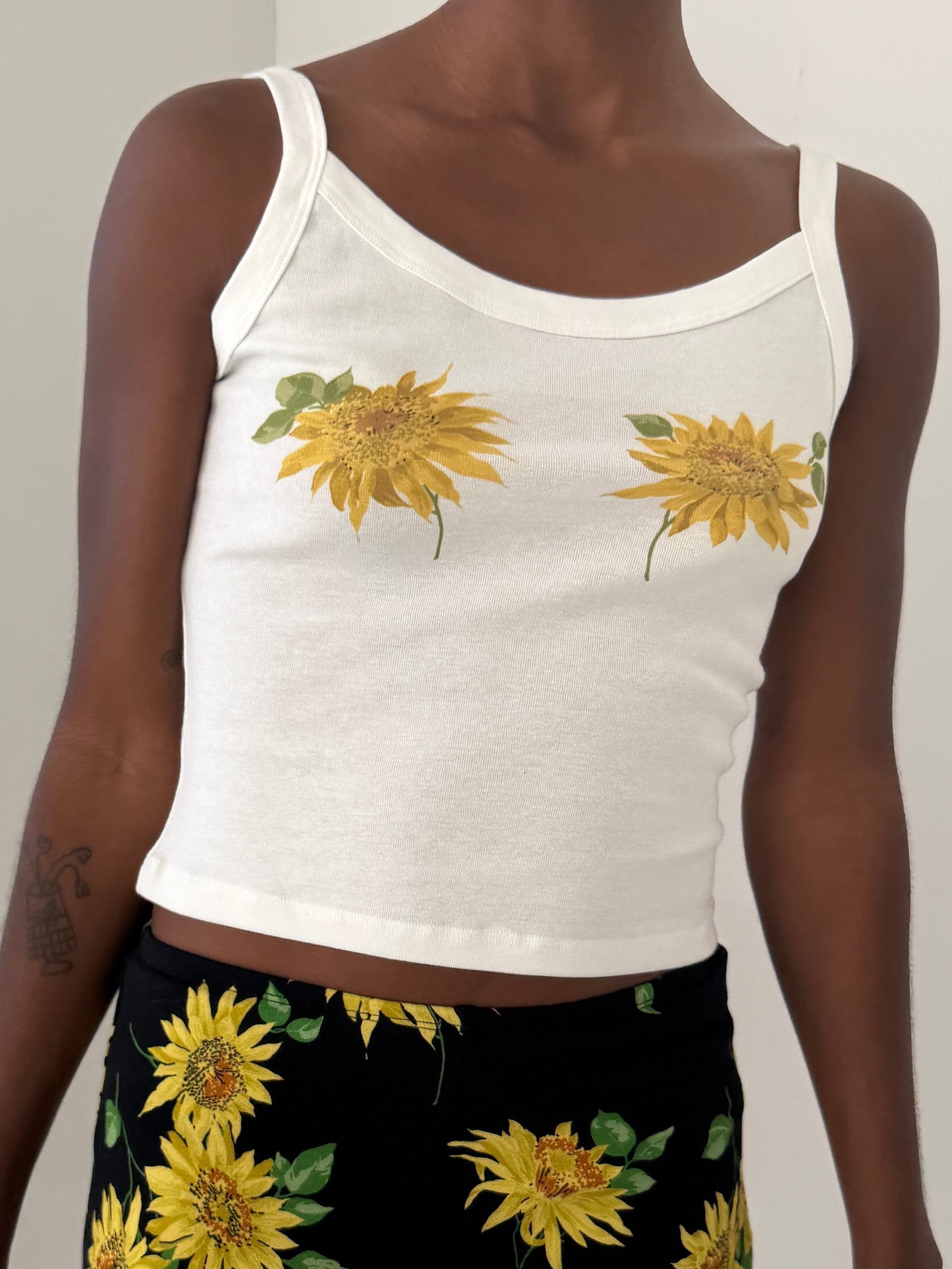 Harley Tank - Golden Flower