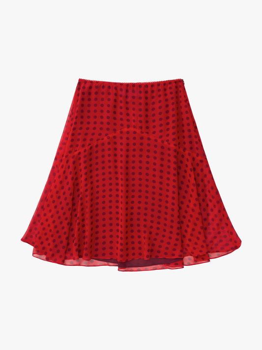 Isla Skirt - Red Dot