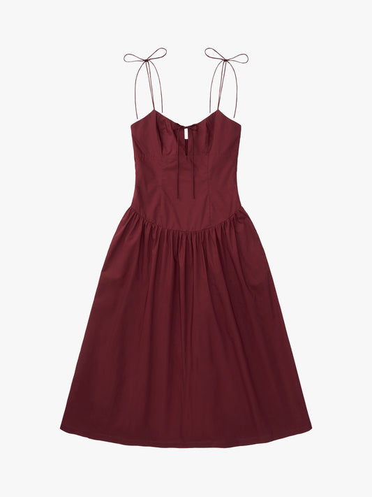 Juliette Dress - Merlot