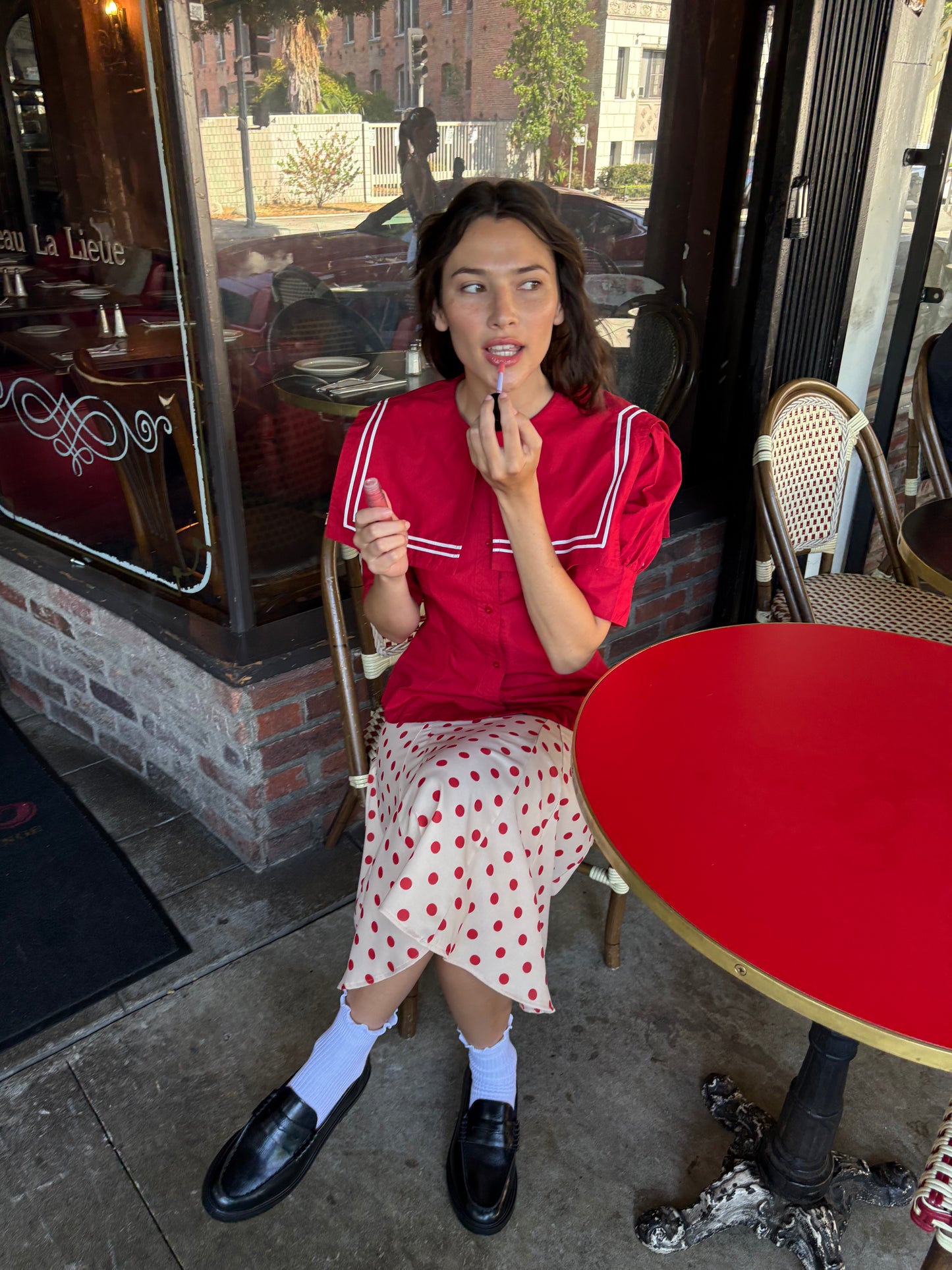 Amora Skirt - Scarlett Dot