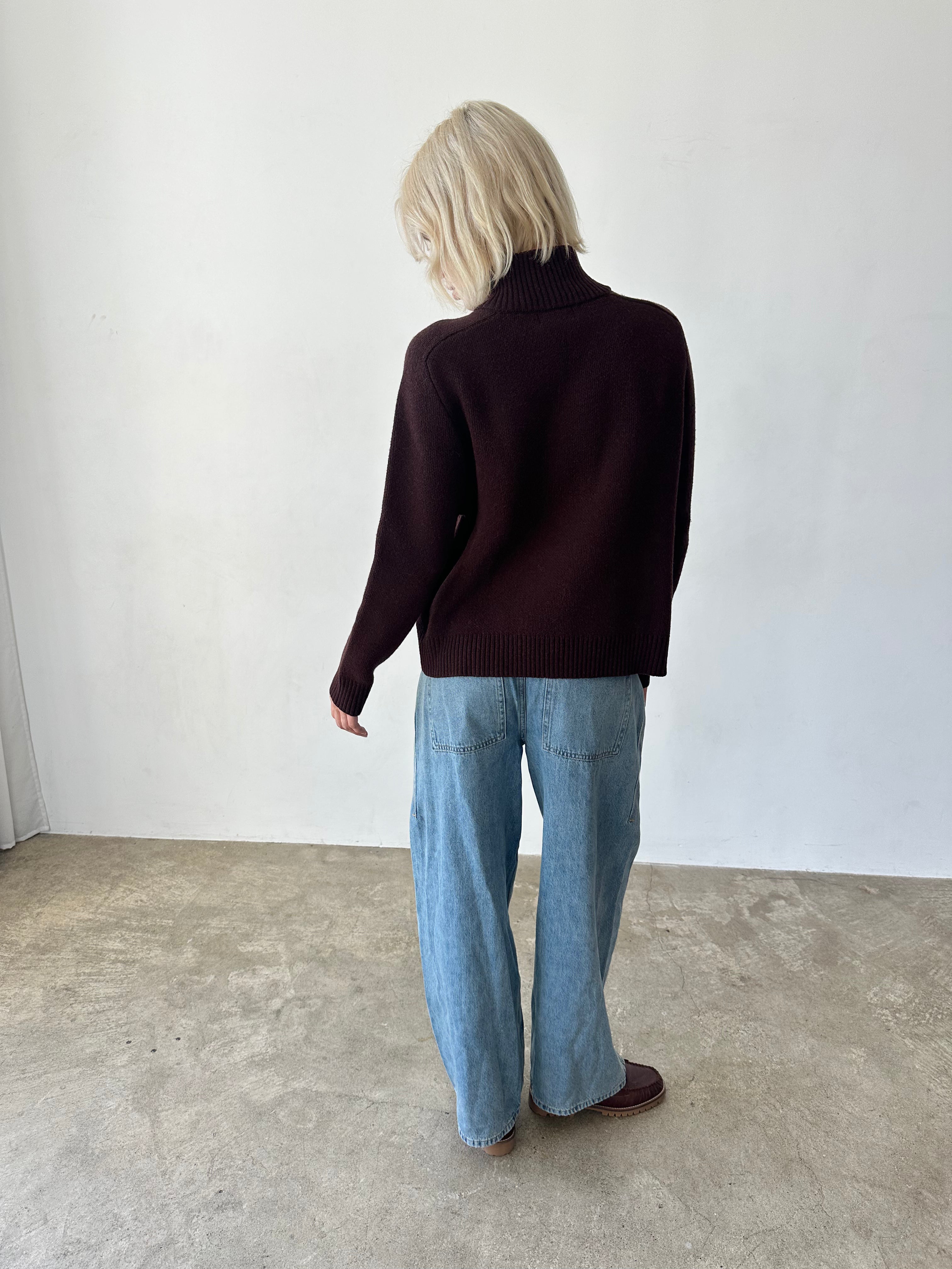 Olive Zip Up - Brown – Lisa Says Gah