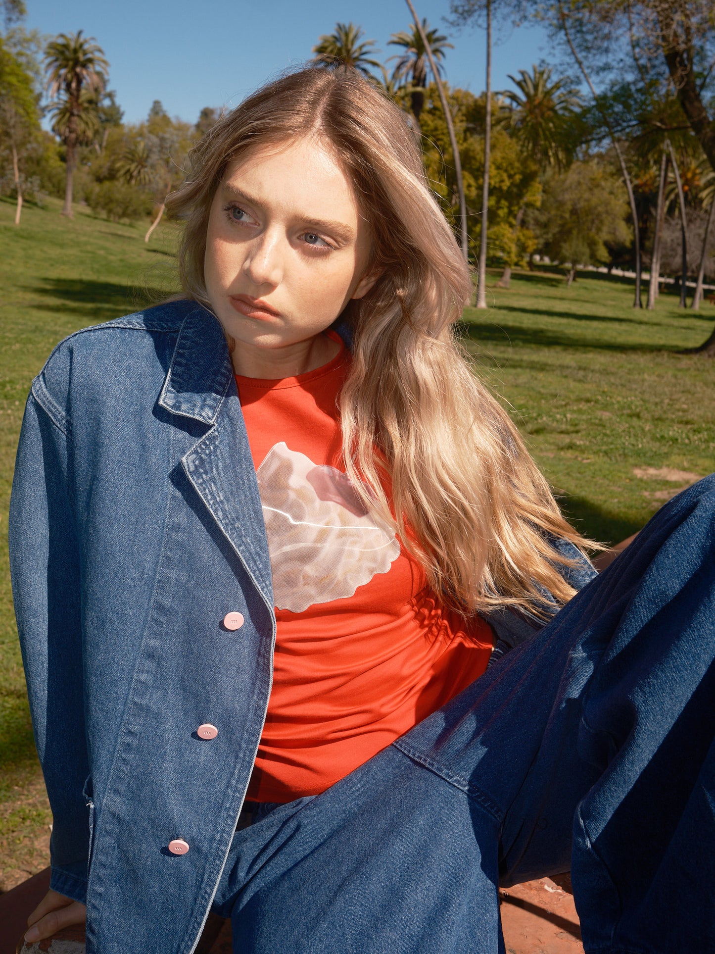 Lenticular Crew Tank - Cherry Whip Patch