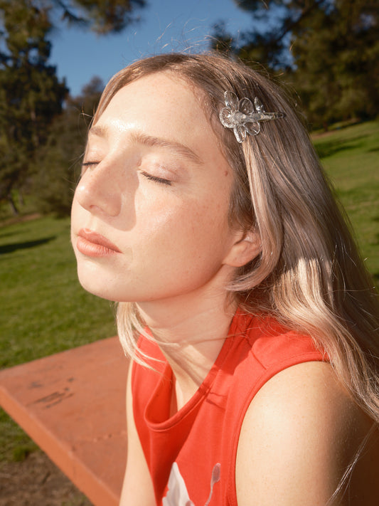 Narciso Hair Pin - Transparent