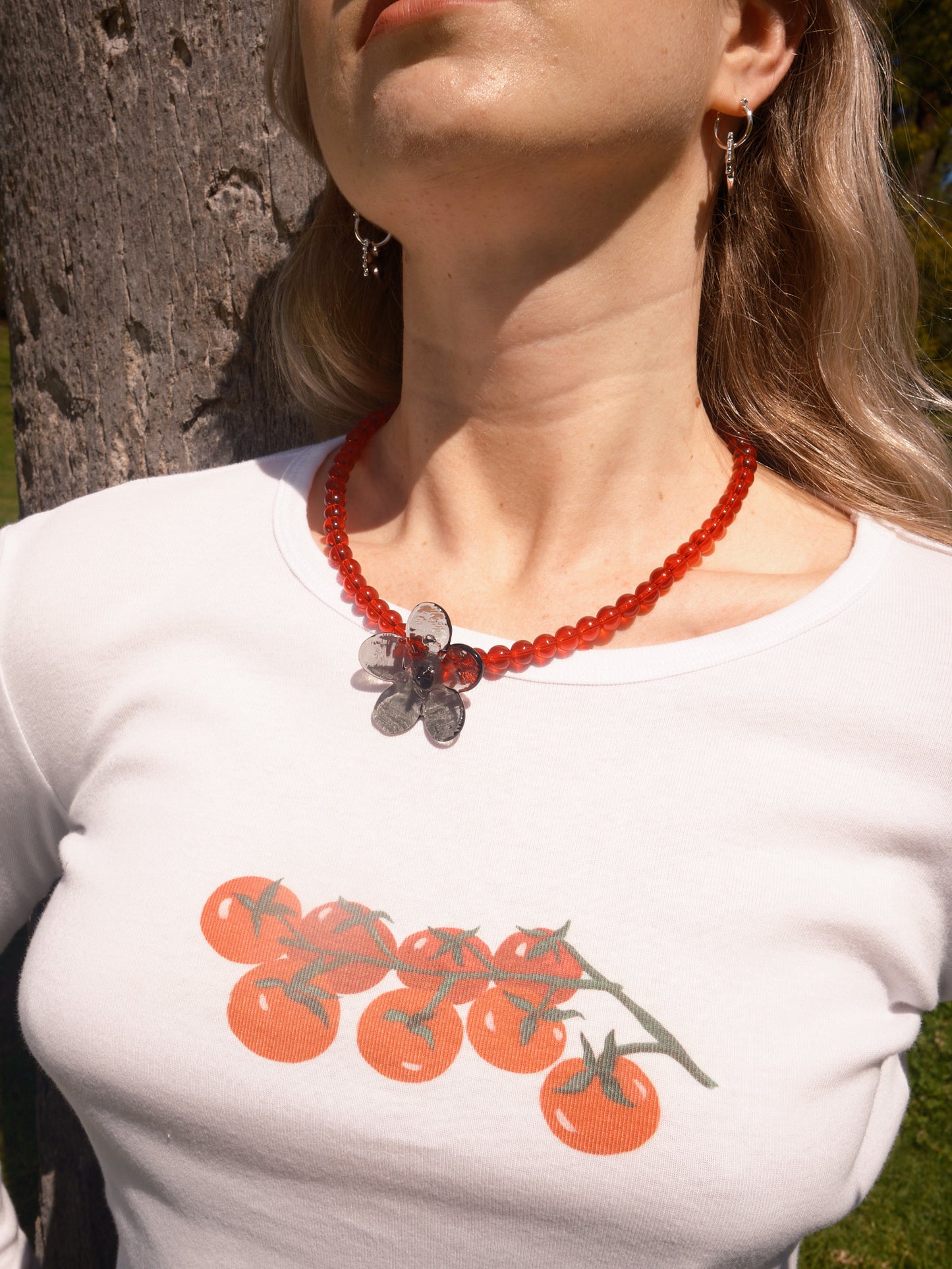 Dana Long Sleeve Tee - Pomodoro