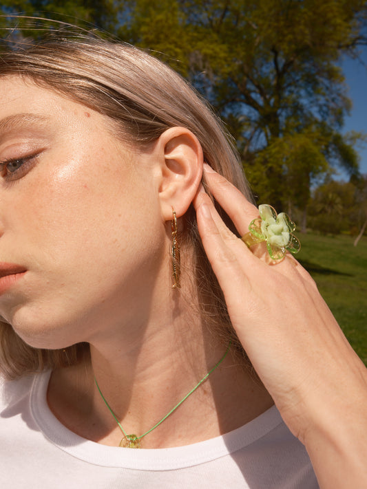 Hibiscus Ring - Green