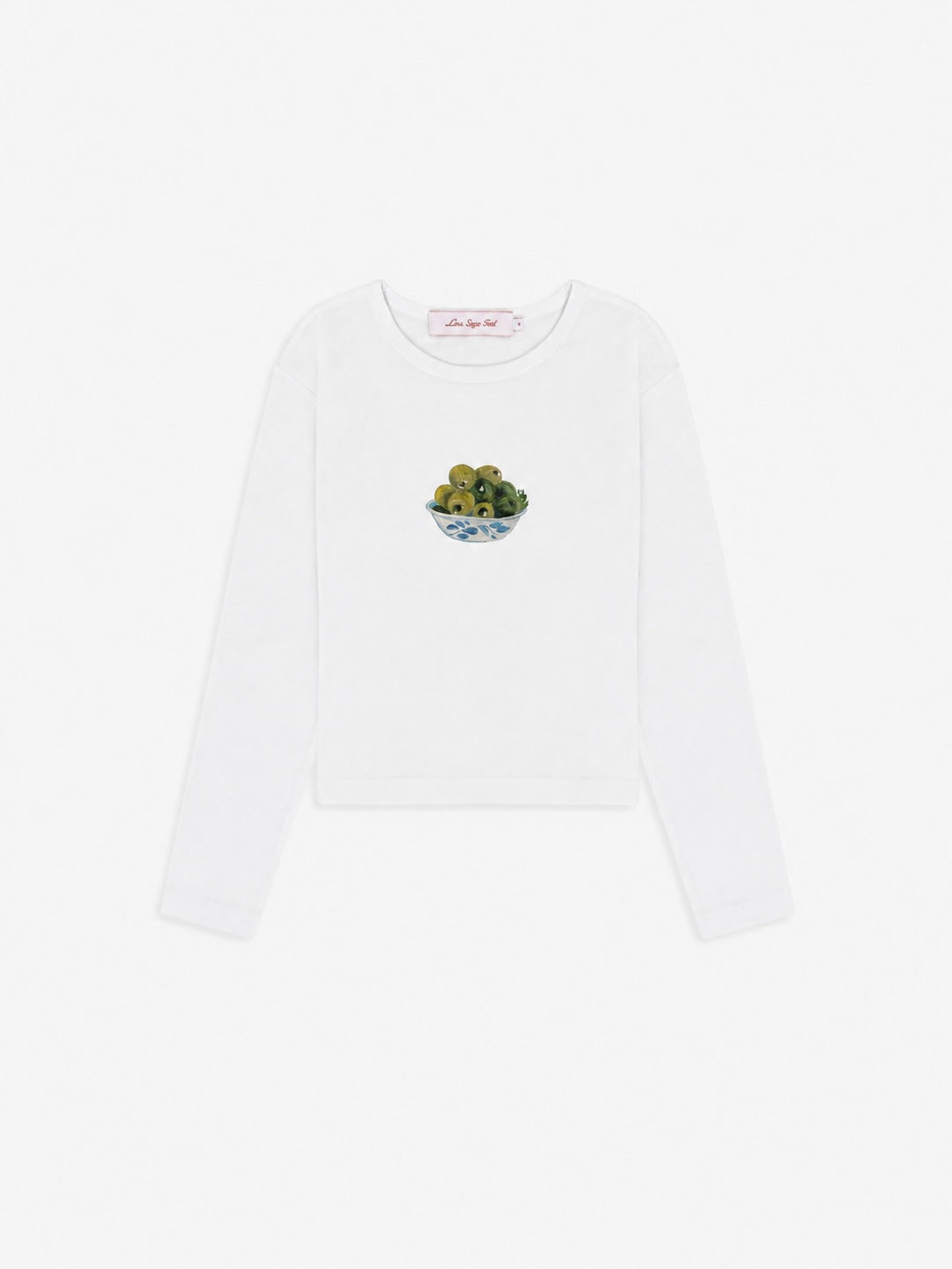 Dana Long Sleeve Tee - Olive Bowl