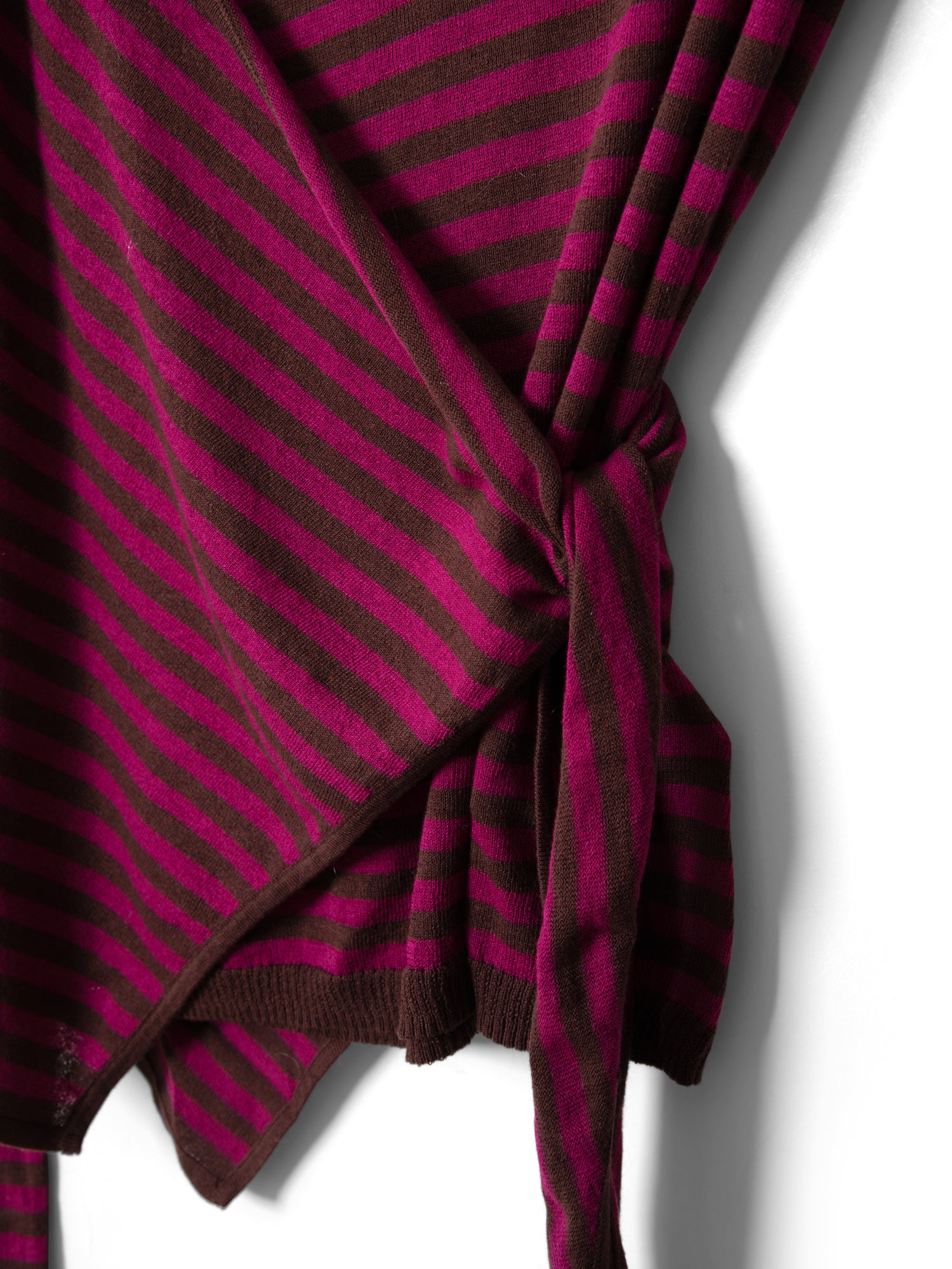Hannie Sheer Tie Jumper - Stripe