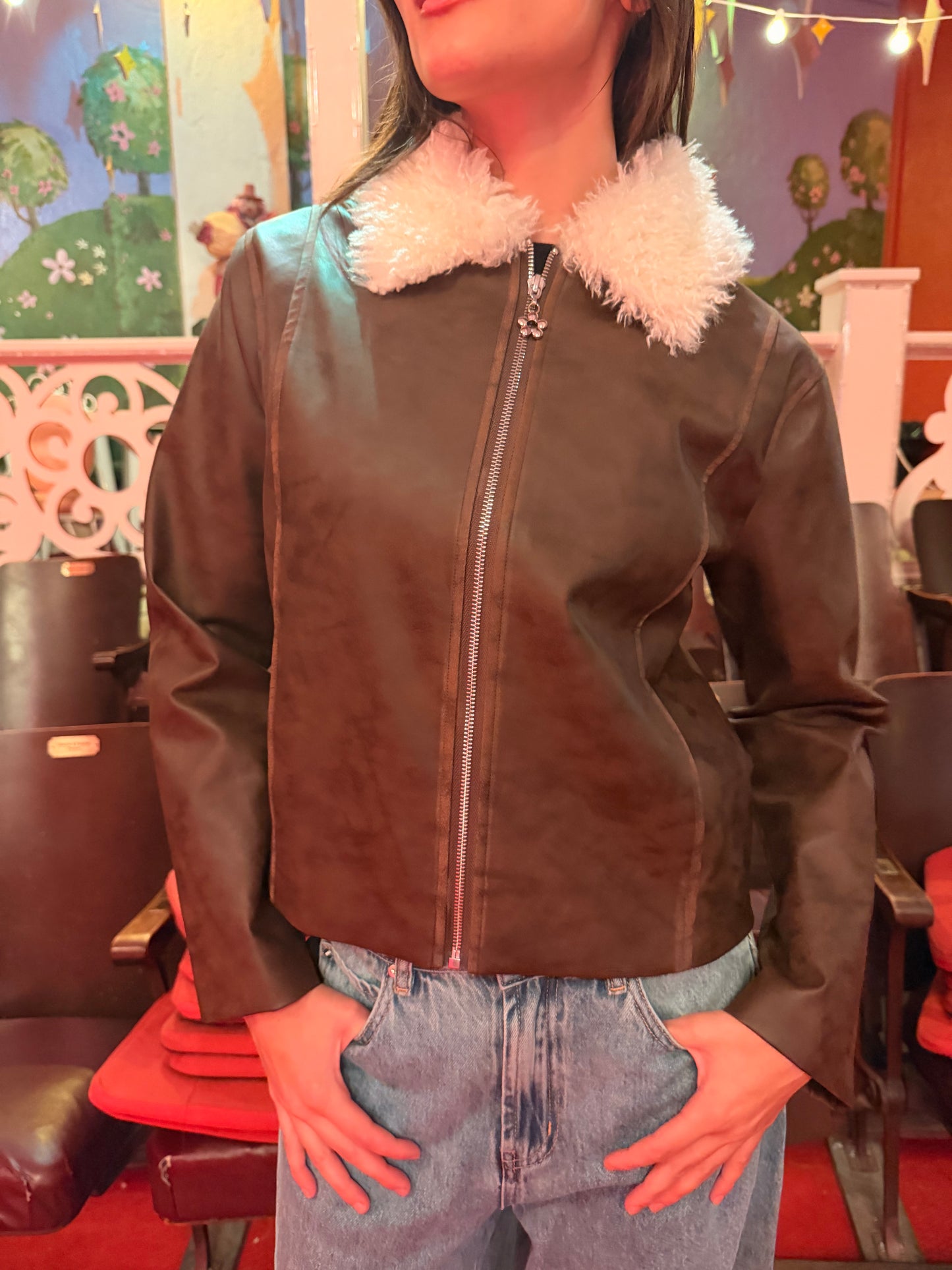 Shyla Jacket - Washed Brown