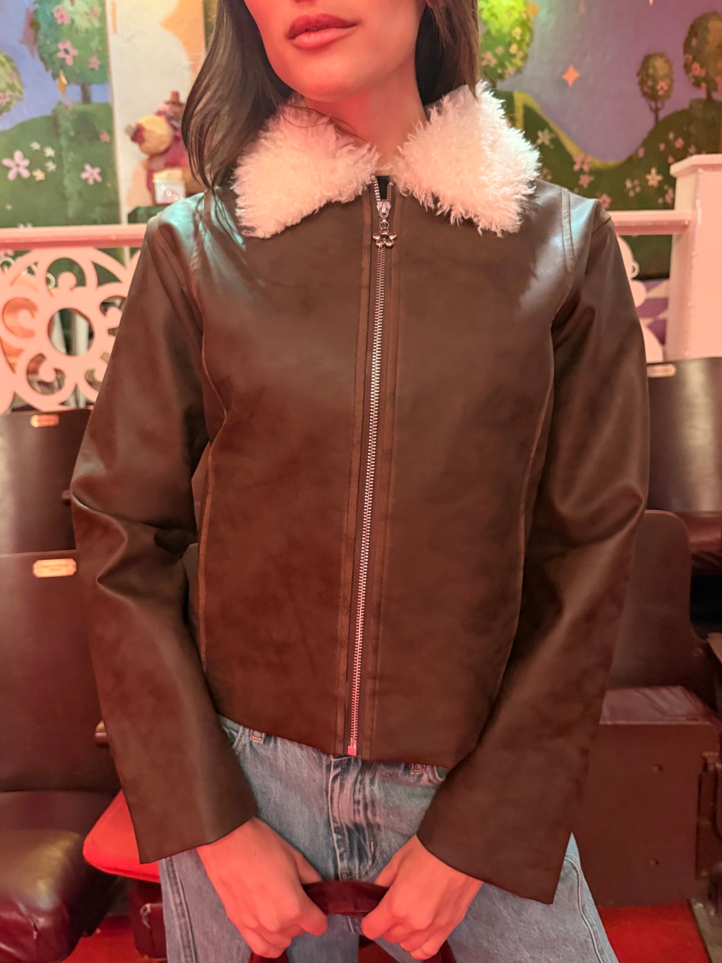 Shyla Jacket - Washed Brown