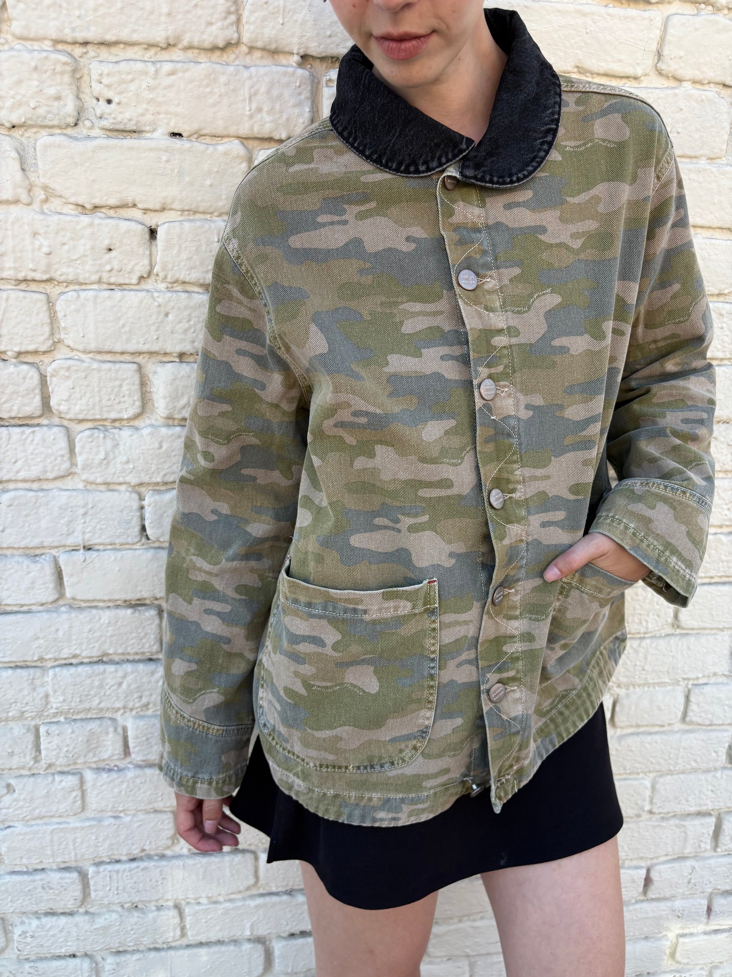 Francis Jacket - Green Camo