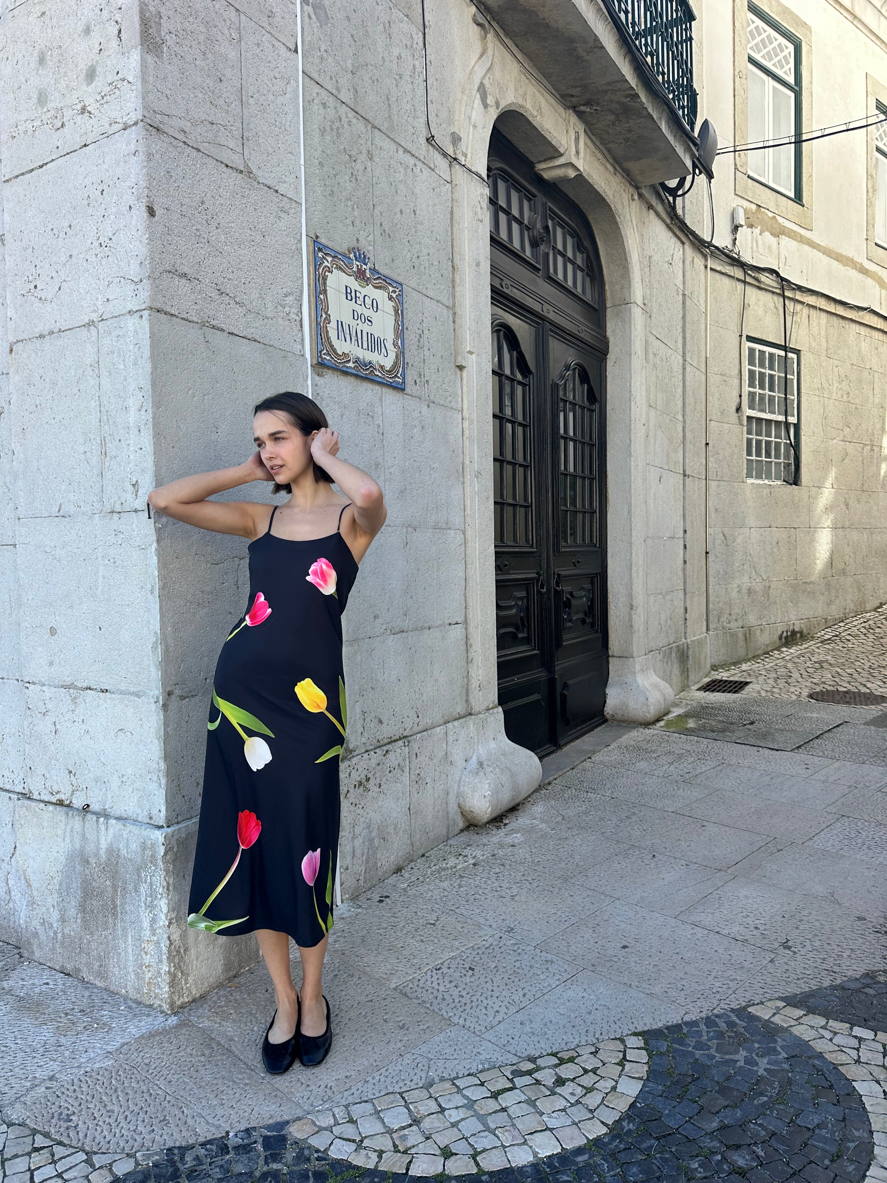 Tulip Dress - Black – Lisa Says Gah