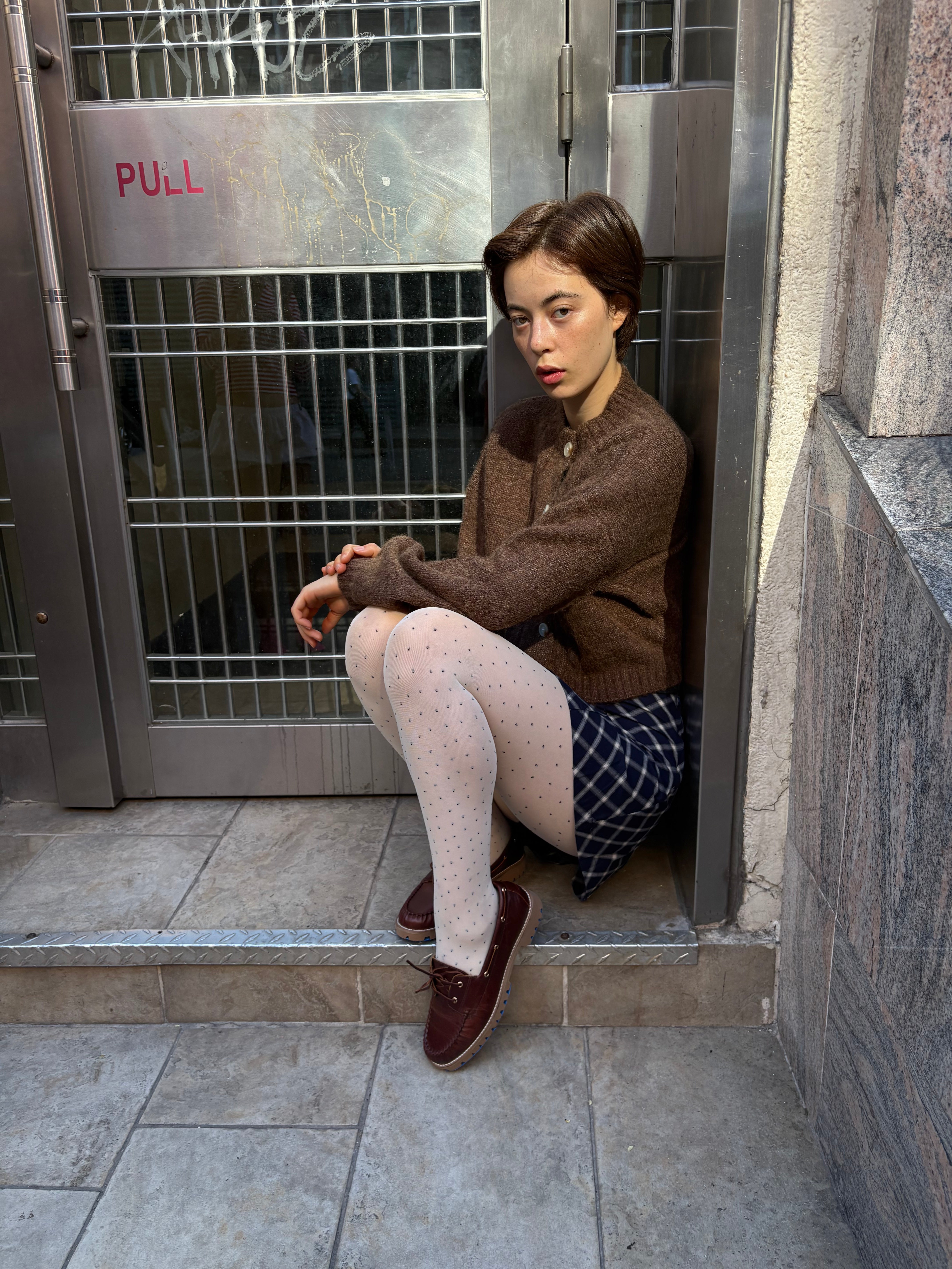 Eira Petite Dots Tights - Ivory – Lisa Says Gah